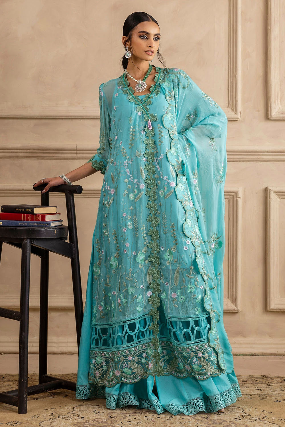 Gul Ahmed | Festive Eid 25 | LE-52005 by Gul Ahmed - Designer Dress - Type: Ladies Clothes - Available at Libayah - 100% Original