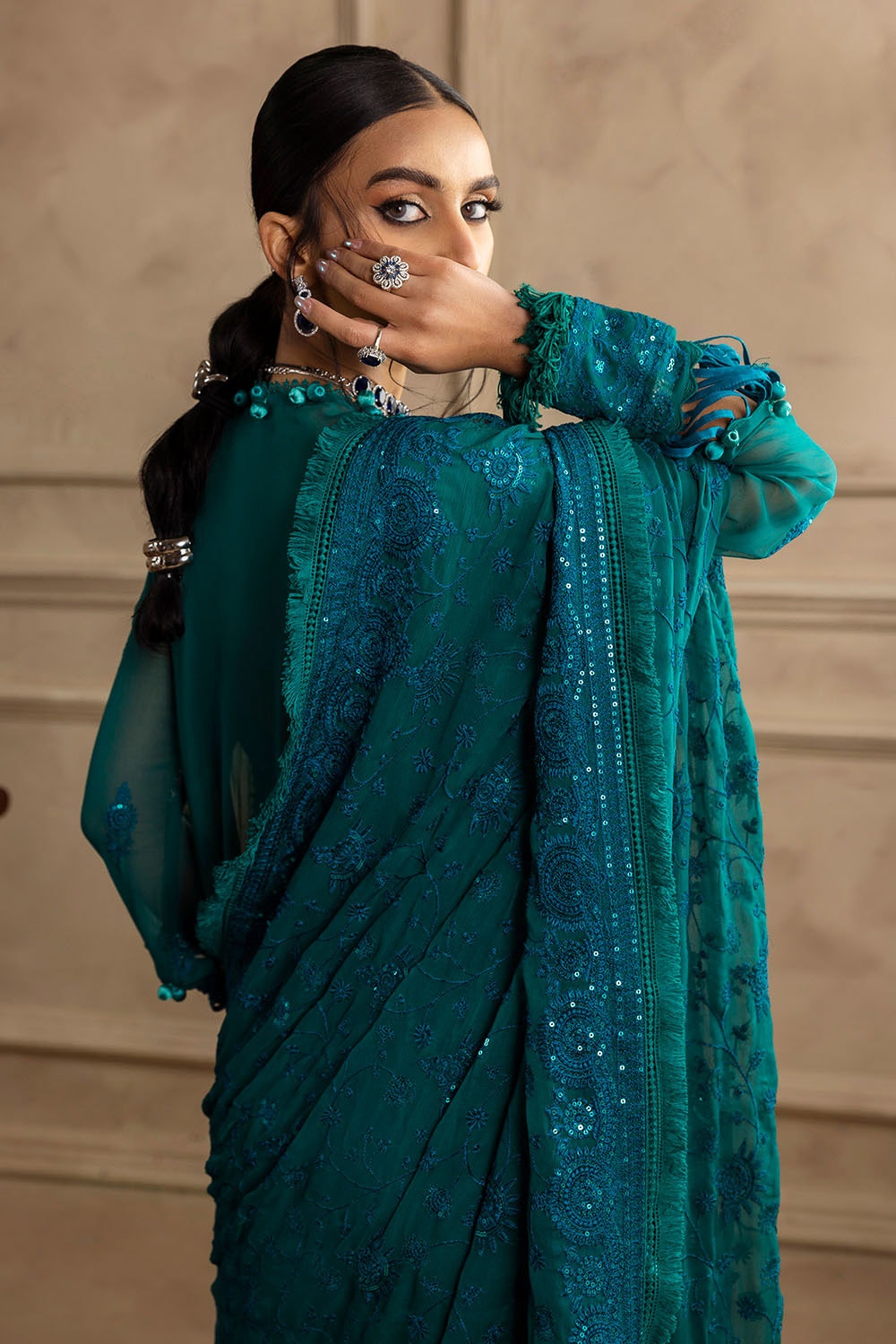 Gul Ahmed | Festive Eid 25 | LE-52017 by Gul Ahmed - Designer Dress - Type: Ladies Clothes - Available at Libayah - 100% Original