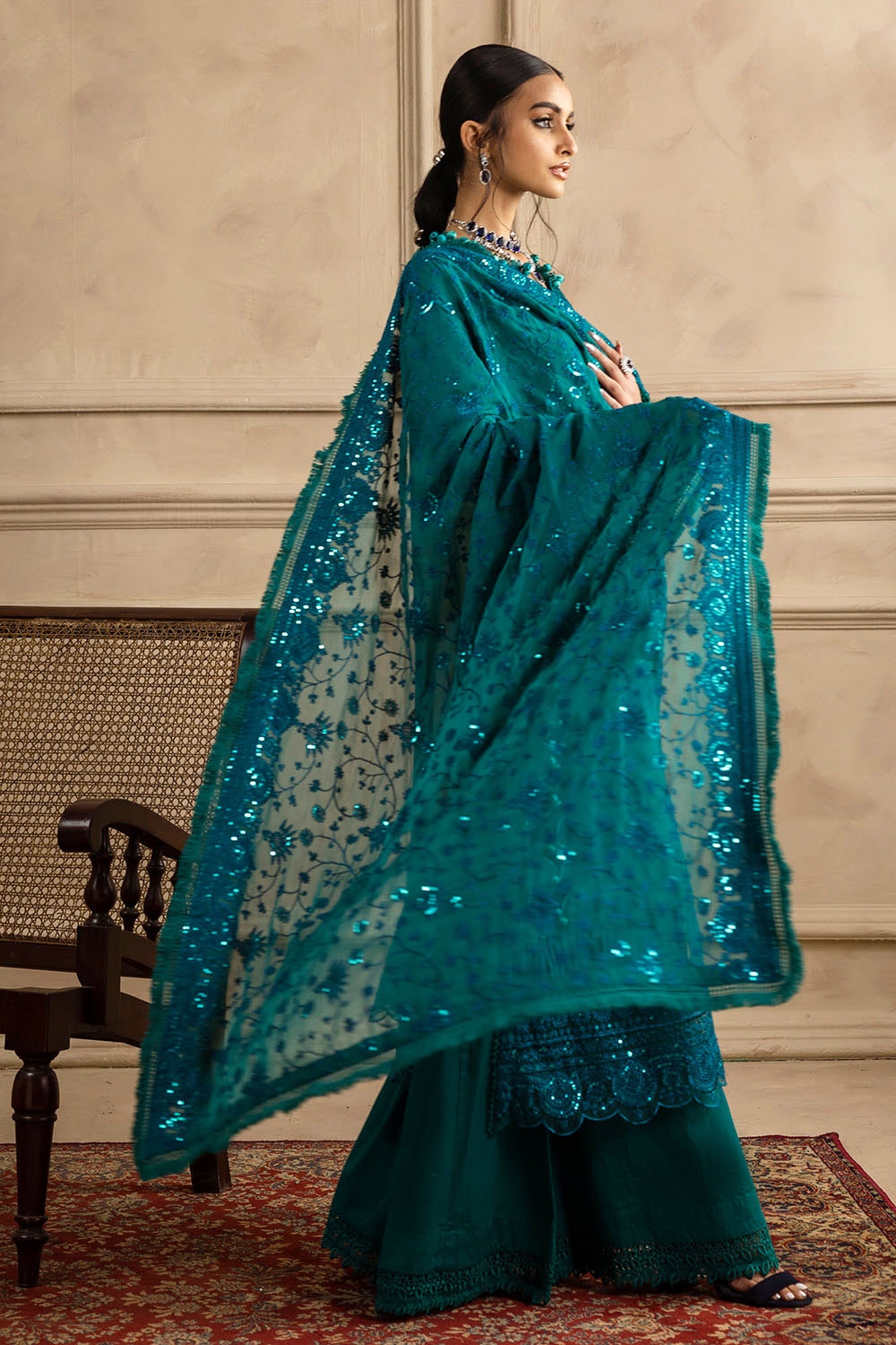Gul Ahmed | Festive Eid 25 | LE-52017 by Gul Ahmed - Designer Dress - Type: Ladies Clothes - Available at Libayah - 100% Original