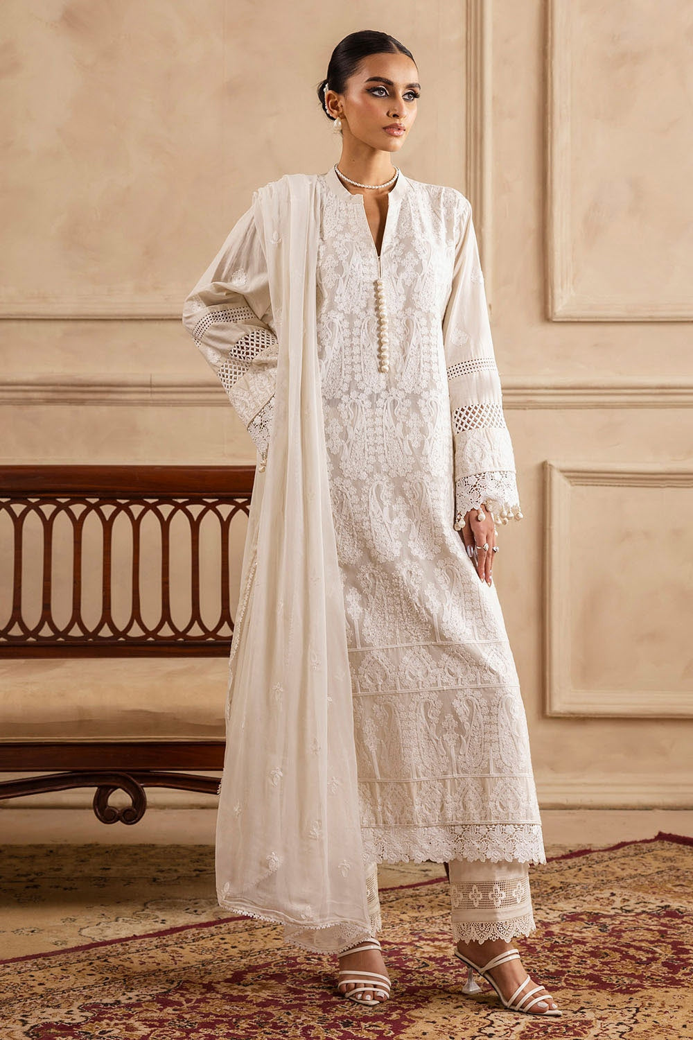 Gul Ahmed | Festive Eid 25 | PM-52055 by Gul Ahmed - Designer Dress - Type: Ladies Clothes - Available at Libayah - 100% Original