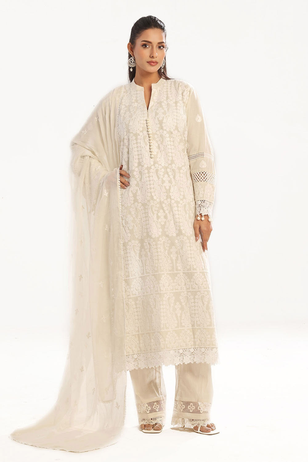 Gul Ahmed | Festive Eid 25 | PM-52055 by Gul Ahmed - Designer Dress - Type: Ladies Clothes - Available at Libayah - 100% Original
