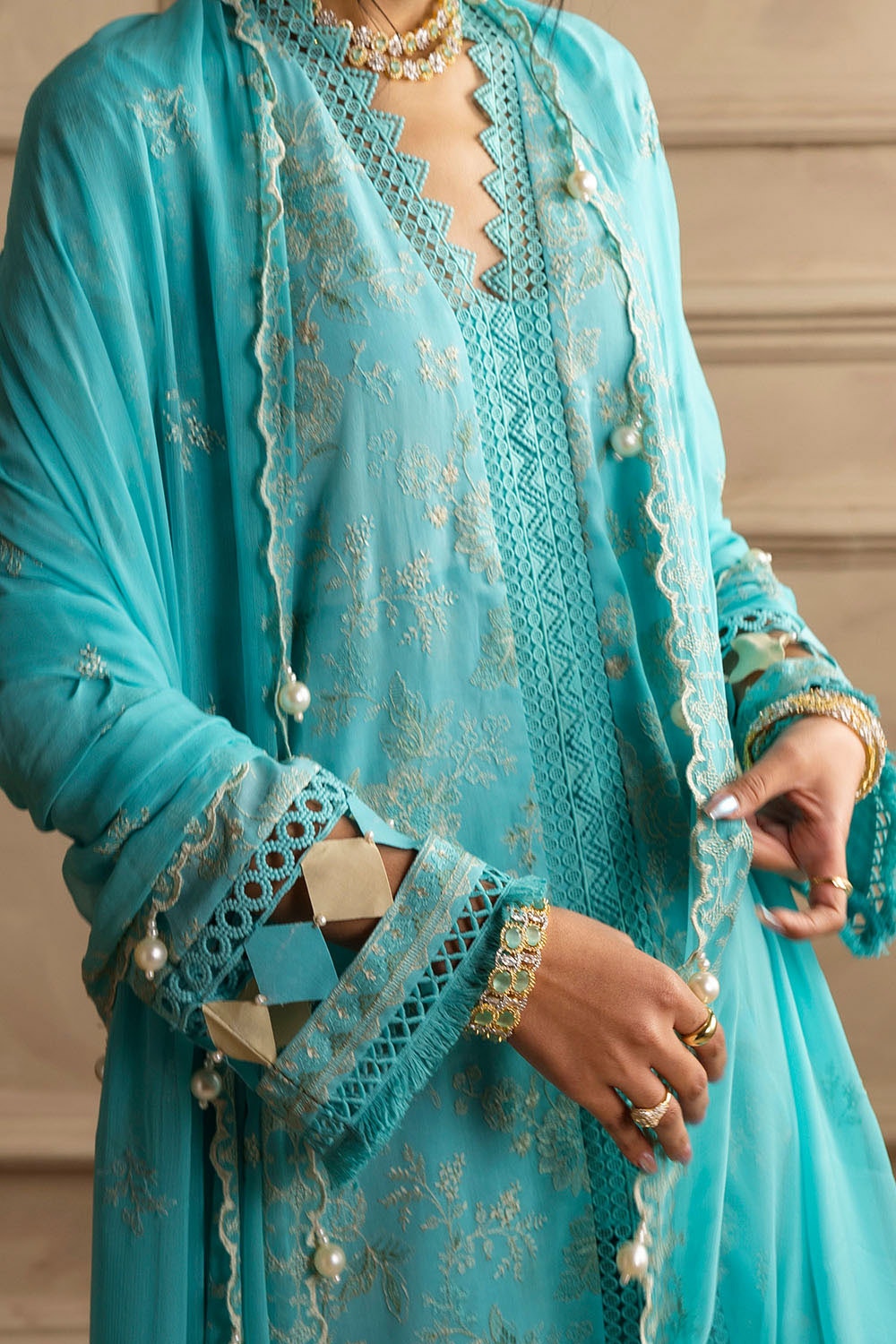 Gul Ahmed | Festive Eid 25 | LSV-52005 by Gul Ahmed - Designer Dress - Type: Ladies Clothes - Available at Libayah - 100% Original