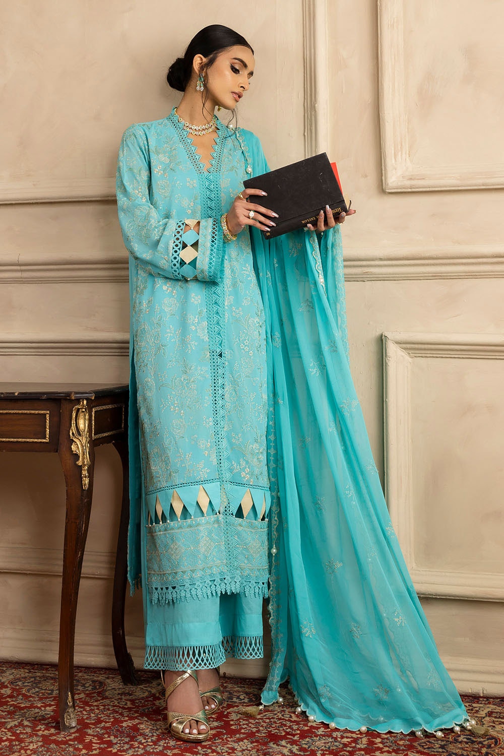 Gul Ahmed | Festive Eid 25 | LSV-52005 by Gul Ahmed - Designer Dress - Type: Ladies Clothes - Available at Libayah - 100% Original