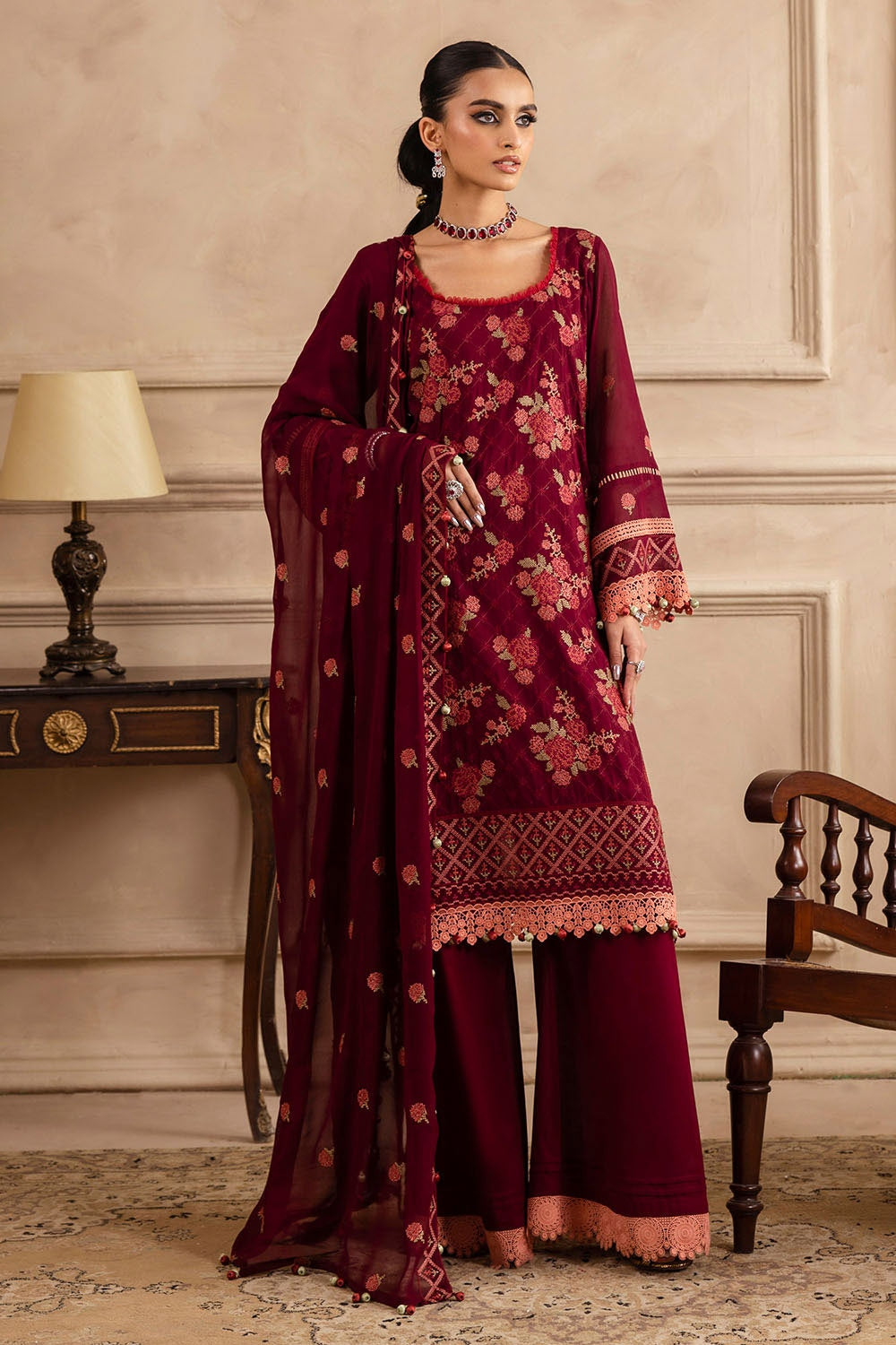 Gul Ahmed | Festive Eid 25 | LSV-52022 by Gul Ahmed - Designer Dress - Type: Ladies Clothes - Available at Libayah - 100% Original