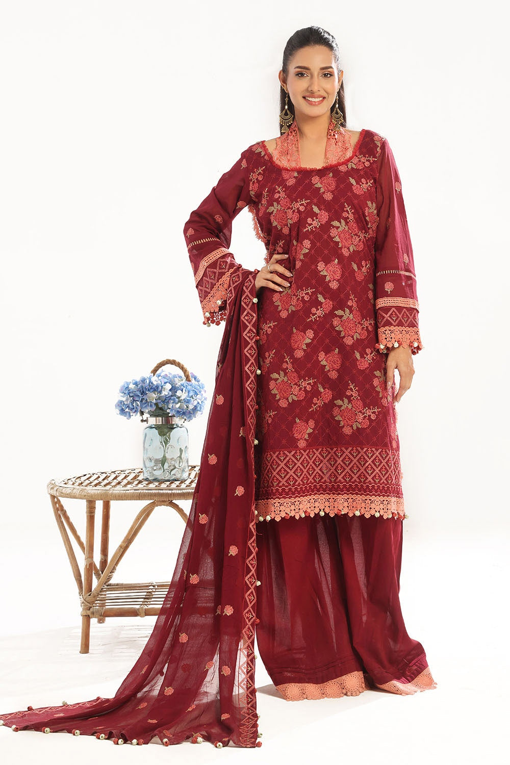 Gul Ahmed | Festive Eid 25 | LSV-52022 by Gul Ahmed - Designer Dress - Type: Ladies Clothes - Available at Libayah - 100% Original