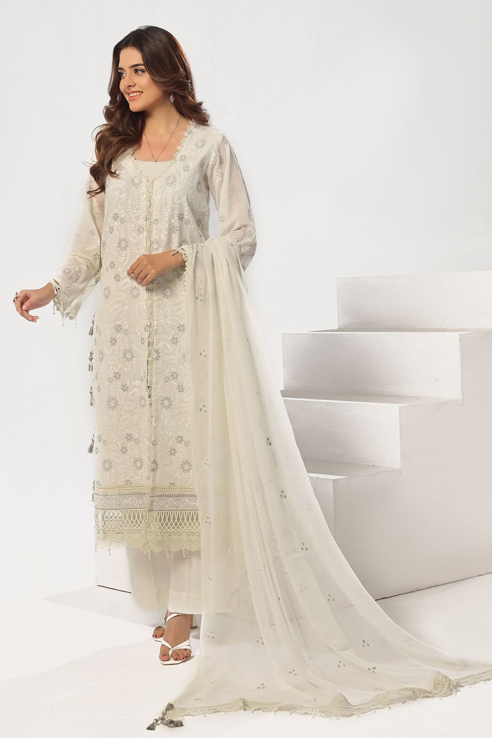 Gul Ahmed | Festive Eid 25 | LSV-52017 by Gul Ahmed - Designer Dress - Type: Ladies Clothes - Available at Libayah - 100% Original