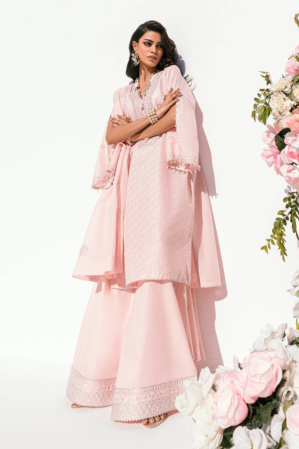 Gul Ahmed | Gul Nilofer 25 | DN-42042 by Gul Ahmed - Designer Dress - Type: Ladies Clothes - Available at Libayah - 100% Original