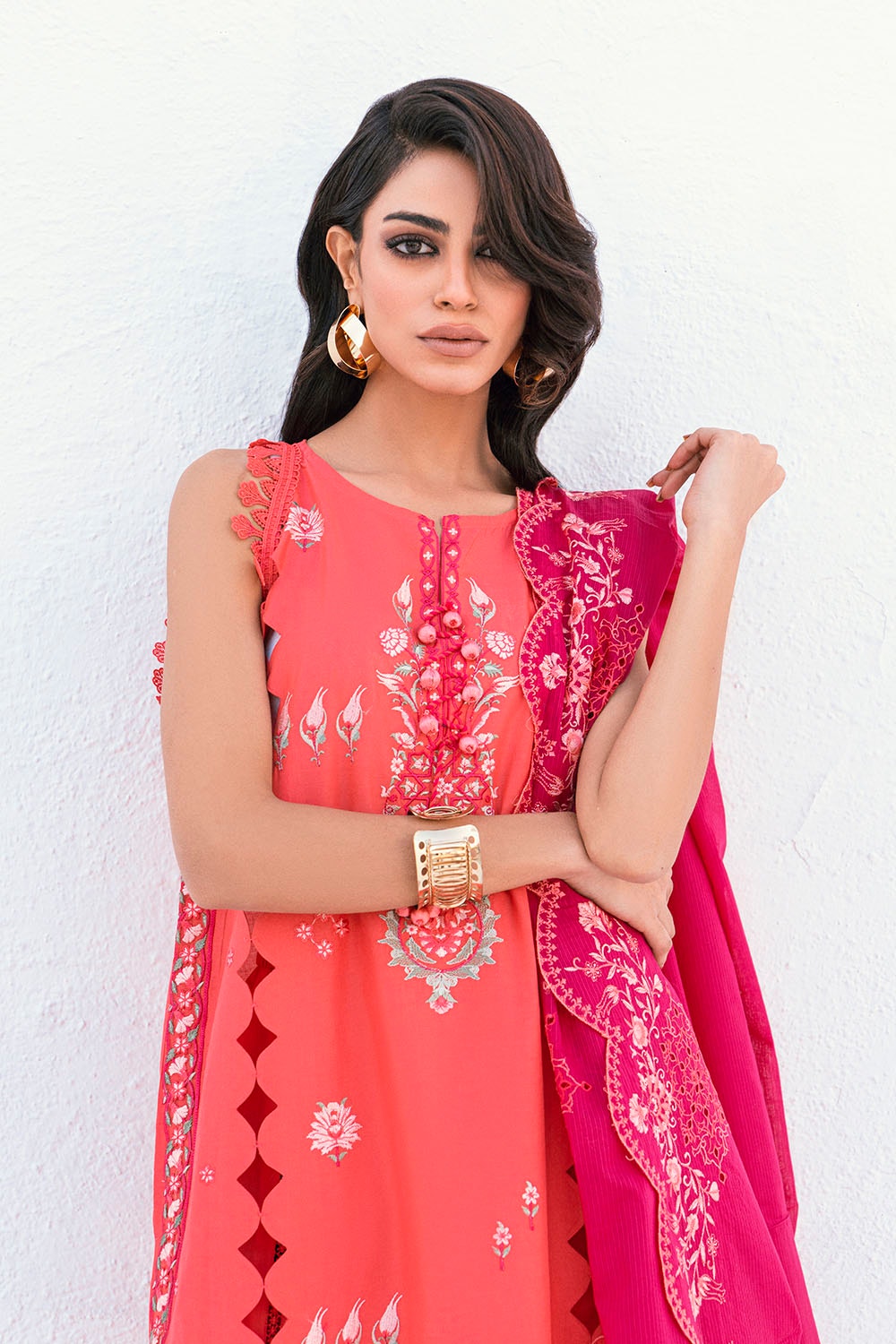 Gul Ahmed | Gul Nilofer 25 | DN-52007 by Gul Ahmed - Designer Dress - Type: Ladies Clothes - Available at Libayah - 100% Original