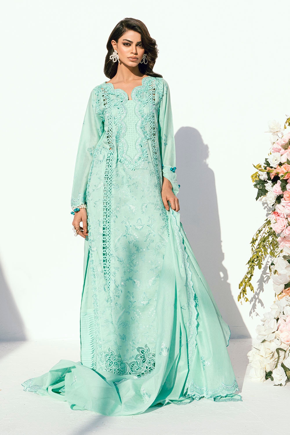 Gul Ahmed | Gul Nilofer 25 | DN-52013 by Gul Ahmed - Designer Dress - Type: Ladies Clothes - Available at Libayah - 100% Original