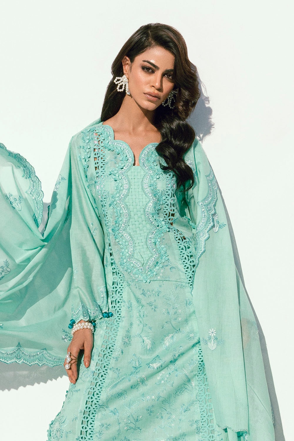 Gul Ahmed | Gul Nilofer 25 | DN-52013 by Gul Ahmed - Designer Dress - Type: Ladies Clothes - Available at Libayah - 100% Original