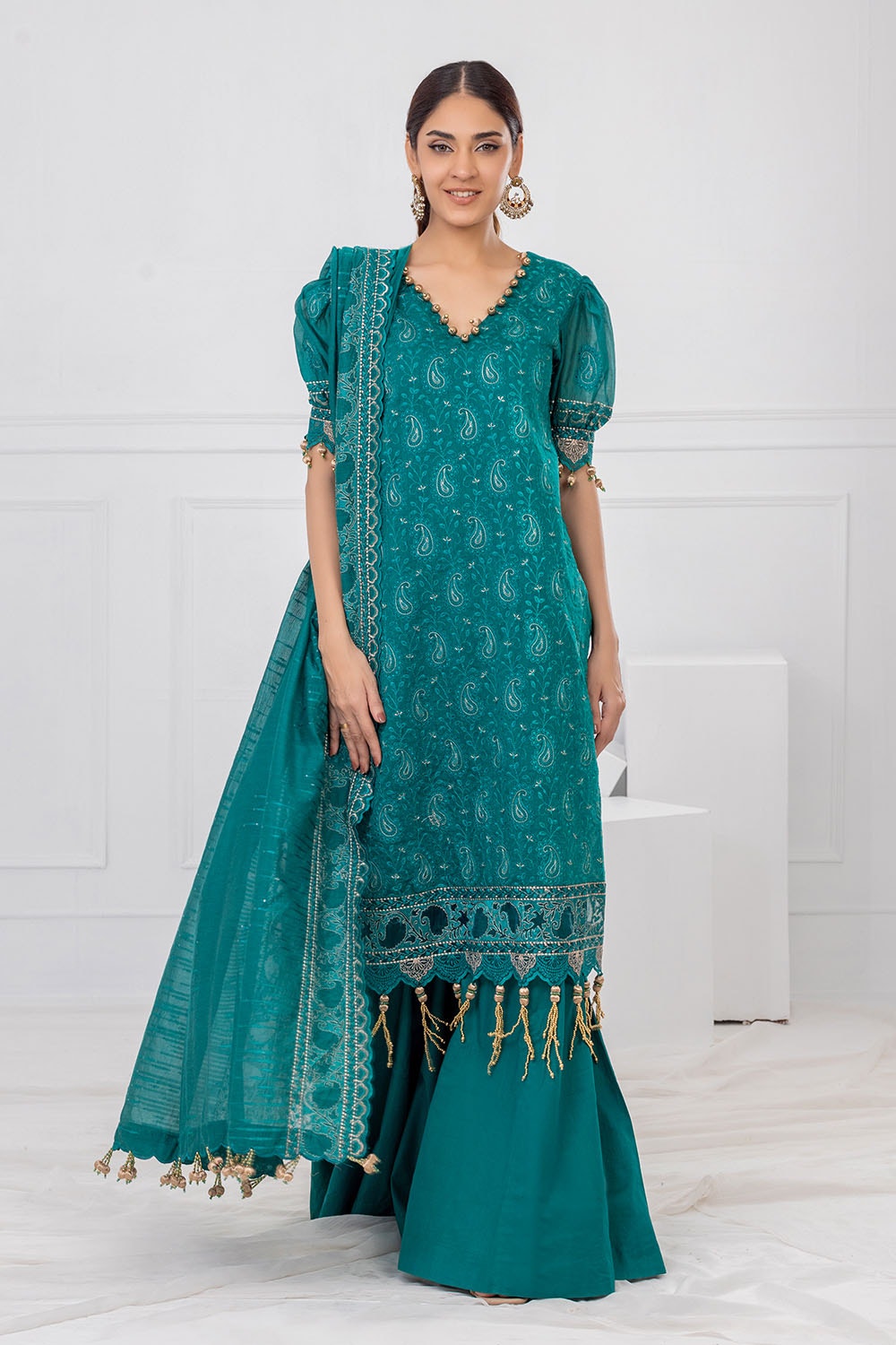 Gul Ahmed | Festive Eid 25 | FE-52032 by Gul Ahmed - Designer Dress - Type: Ladies Clothes - Available at Libayah - 100% Original