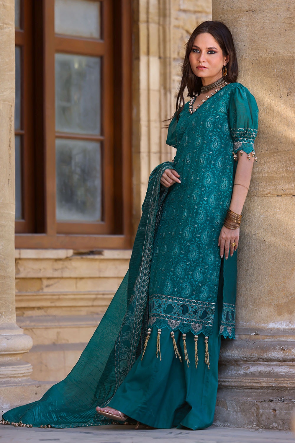Gul Ahmed | Festive Eid 25 | FE-52032 by Gul Ahmed - Designer Dress - Type: Ladies Clothes - Available at Libayah - 100% Original