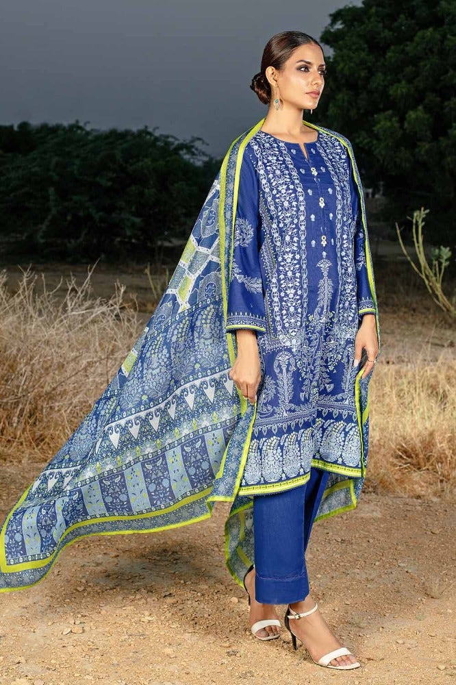 Gul Ahmed | Winter Collection 24 | Cotton Net Dupatta CD-32009 by Gul Ahmed - Designer Dress - Type: Ladies Clothes - Available at Libayah - 100% Original