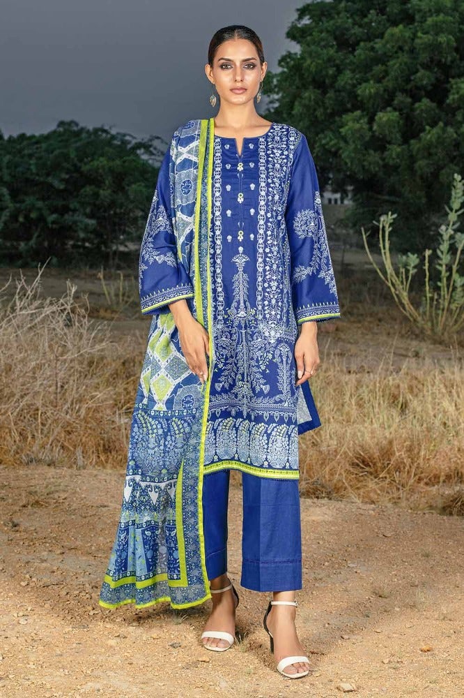 Gul Ahmed | Winter Collection 24 | Cotton Net Dupatta CD-32009 by Gul Ahmed - Designer Dress - Type: Ladies Clothes - Available at Libayah - 100% Original