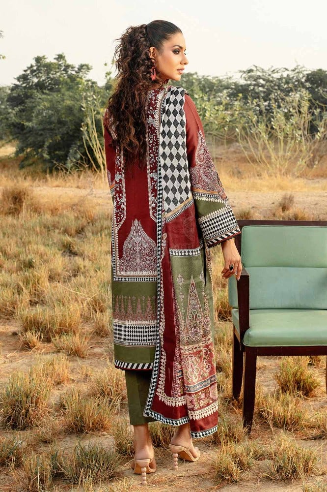 Gul Ahmed | Winter Collection 24 | Cotton Net Dupatta CD-32002 by Gul Ahmed - Designer Dress - Type: Ladies Clothes - Available at Libayah - 100% Original