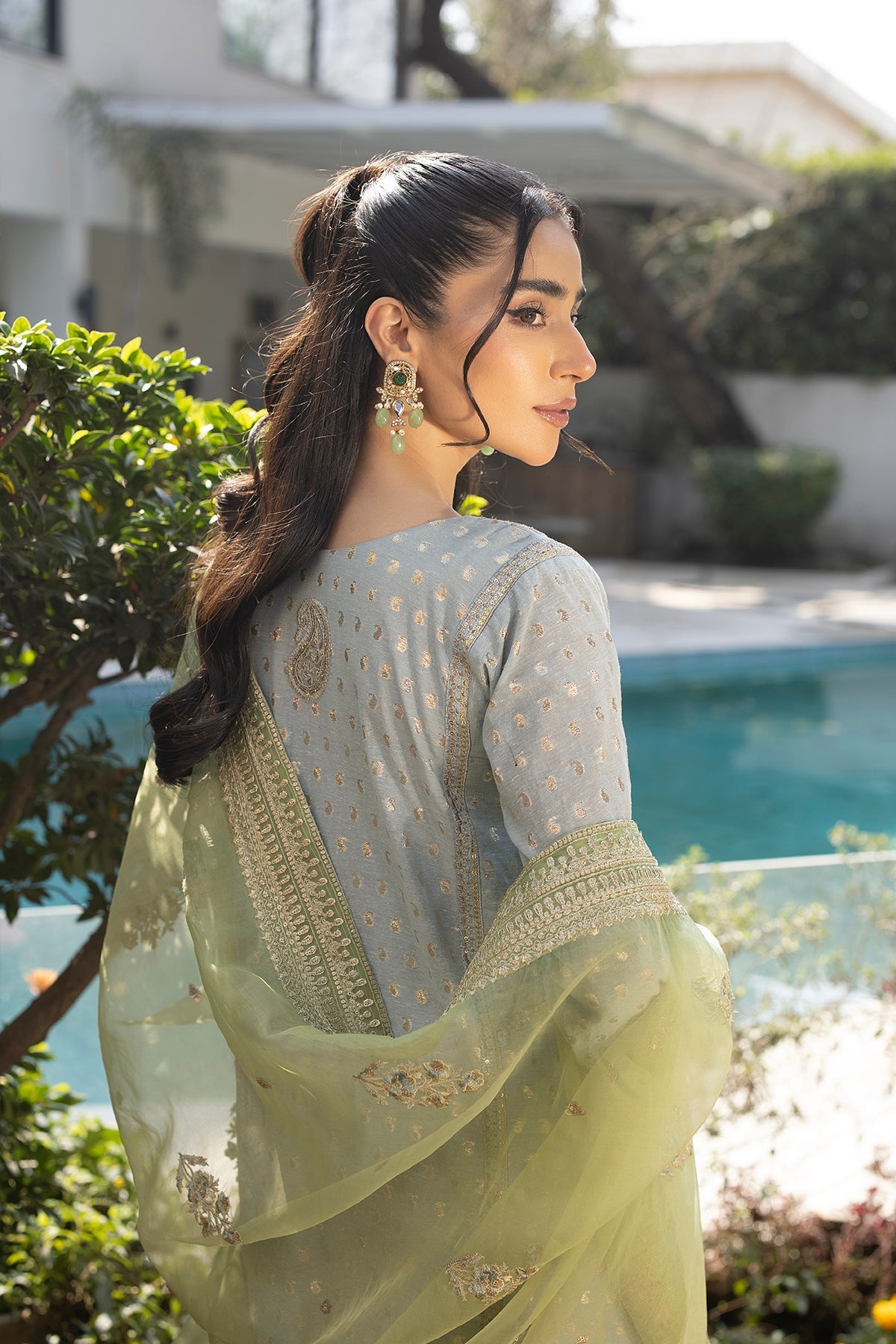 Erum Khan | Shahzeen Eid Collection | DOVE by Erum Khan - Designer Dress - Type: Ladies Clothes - Available at Libayah - 100% Original