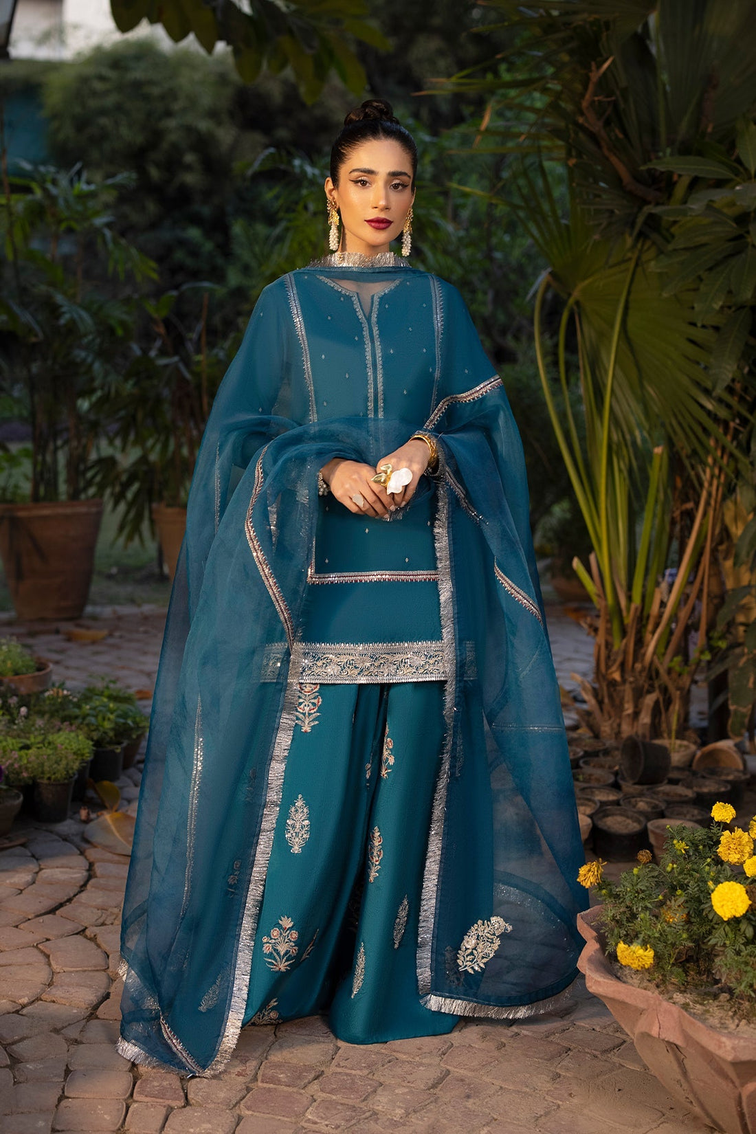 Erum Khan | Shahzeen Eid Collection | TWILIGHT by Erum Khan - Designer Dress - Type: Ladies Clothes - Available at Libayah - 100% Original