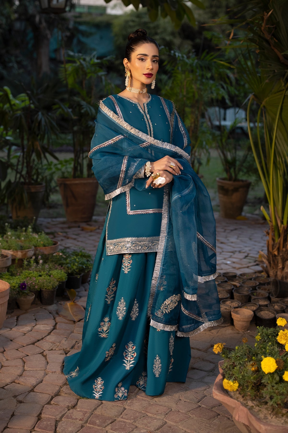 Erum Khan | Shahzeen Eid Collection | TWILIGHT by Erum Khan - Designer Dress - Type: Ladies Clothes - Available at Libayah - 100% Original