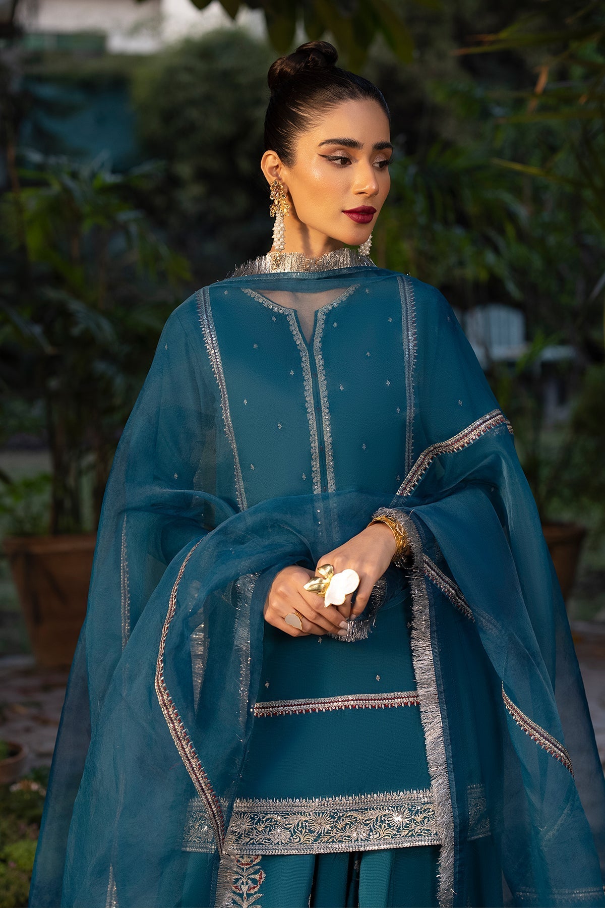Erum Khan | Shahzeen Eid Collection | TWILIGHT by Erum Khan - Designer Dress - Type: Ladies Clothes - Available at Libayah - 100% Original