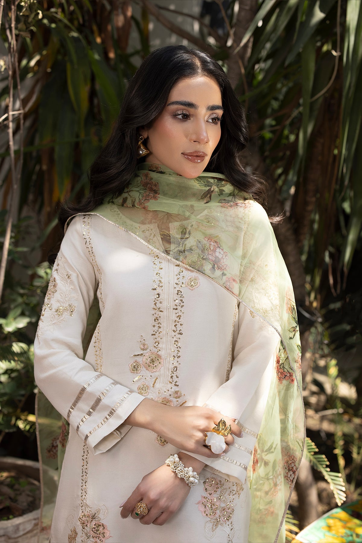 Erum Khan | Shahzeen Eid Collection | SWAN by Erum Khan - Designer Dress - Type: Ladies Clothes - Available at Libayah - 100% Original