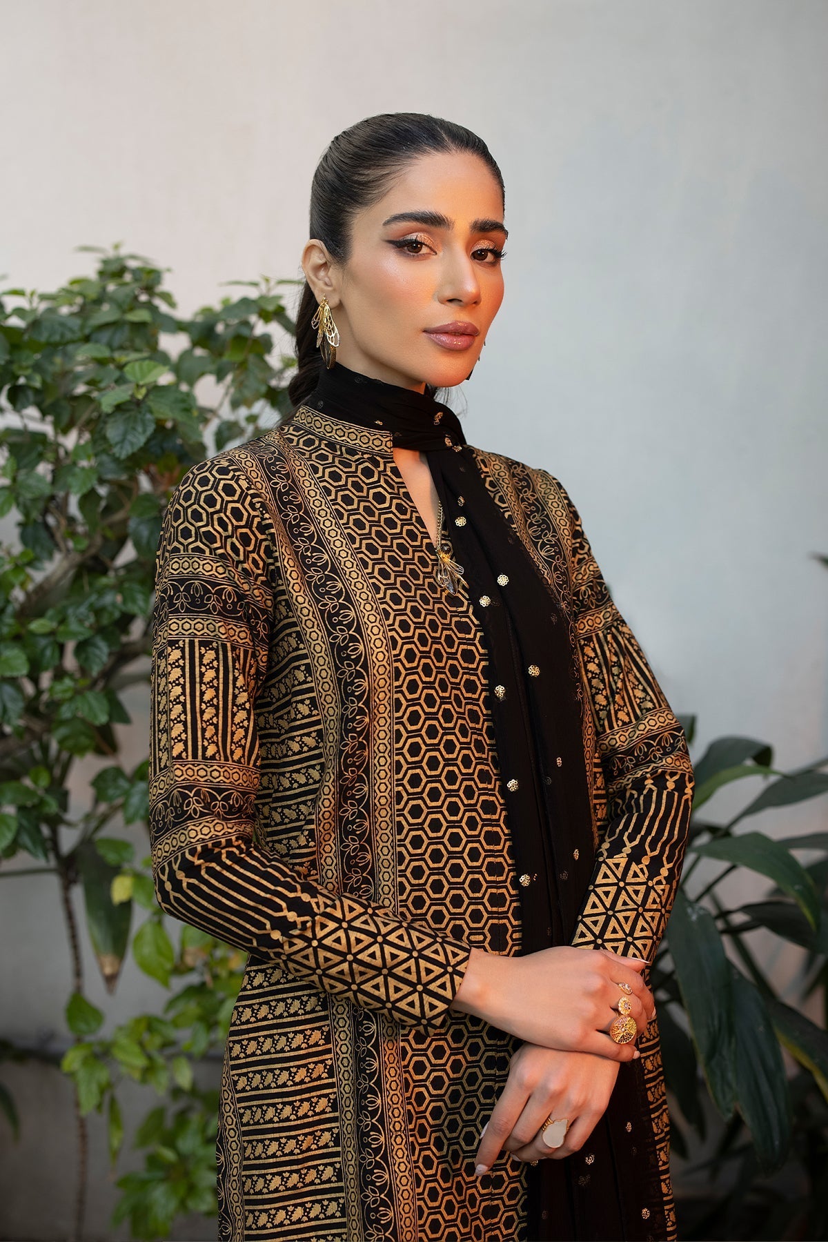 Erum Khan | Shahzeen Eid Collection | SUNSET by Erum Khan - Designer Dress - Type: Ladies Clothes - Available at Libayah - 100% Original