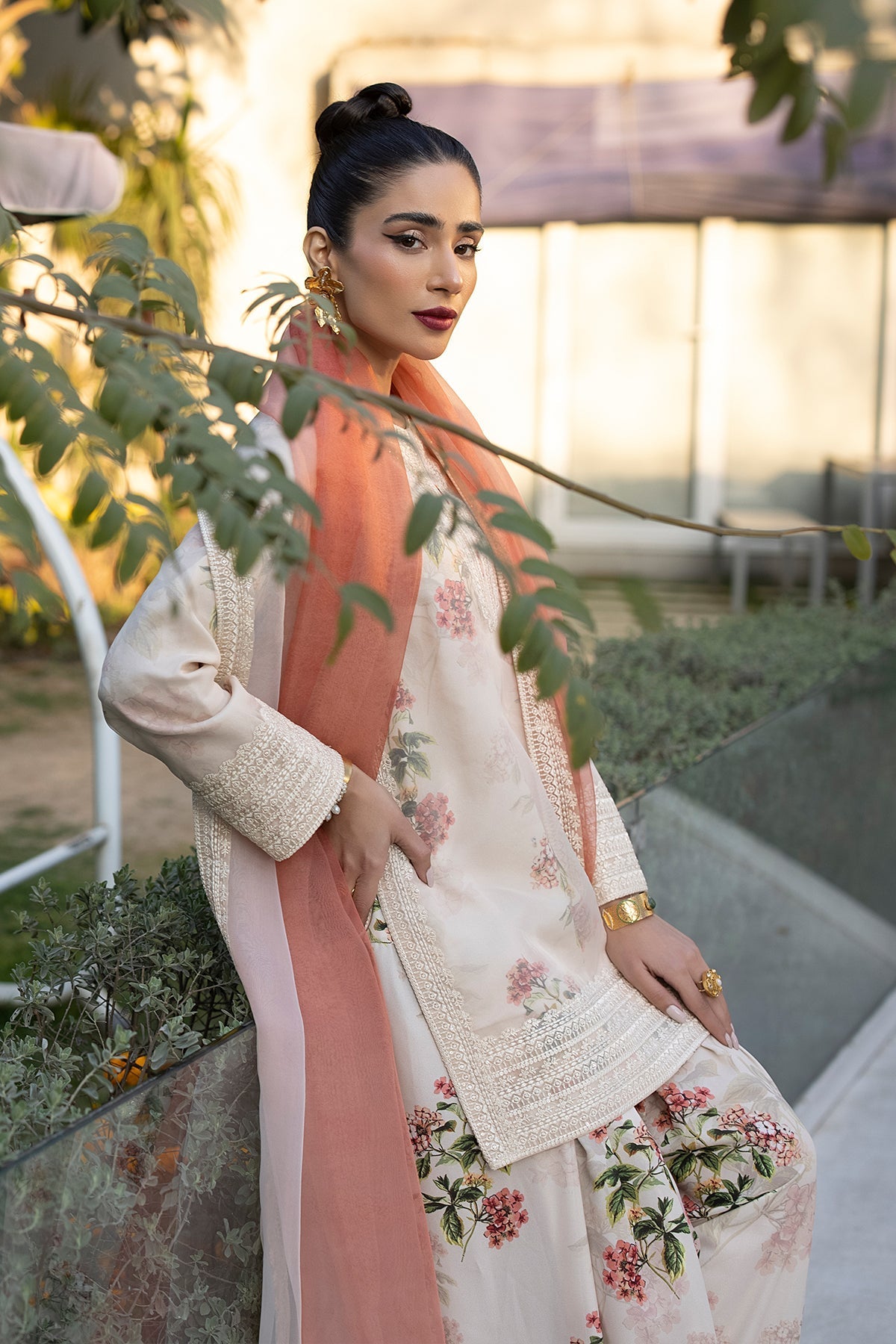 Erum Khan | Shahzeen Eid Collection | FLAMINGO by Erum Khan - Designer Dress - Type: Ladies Clothes - Available at Libayah - 100% Original