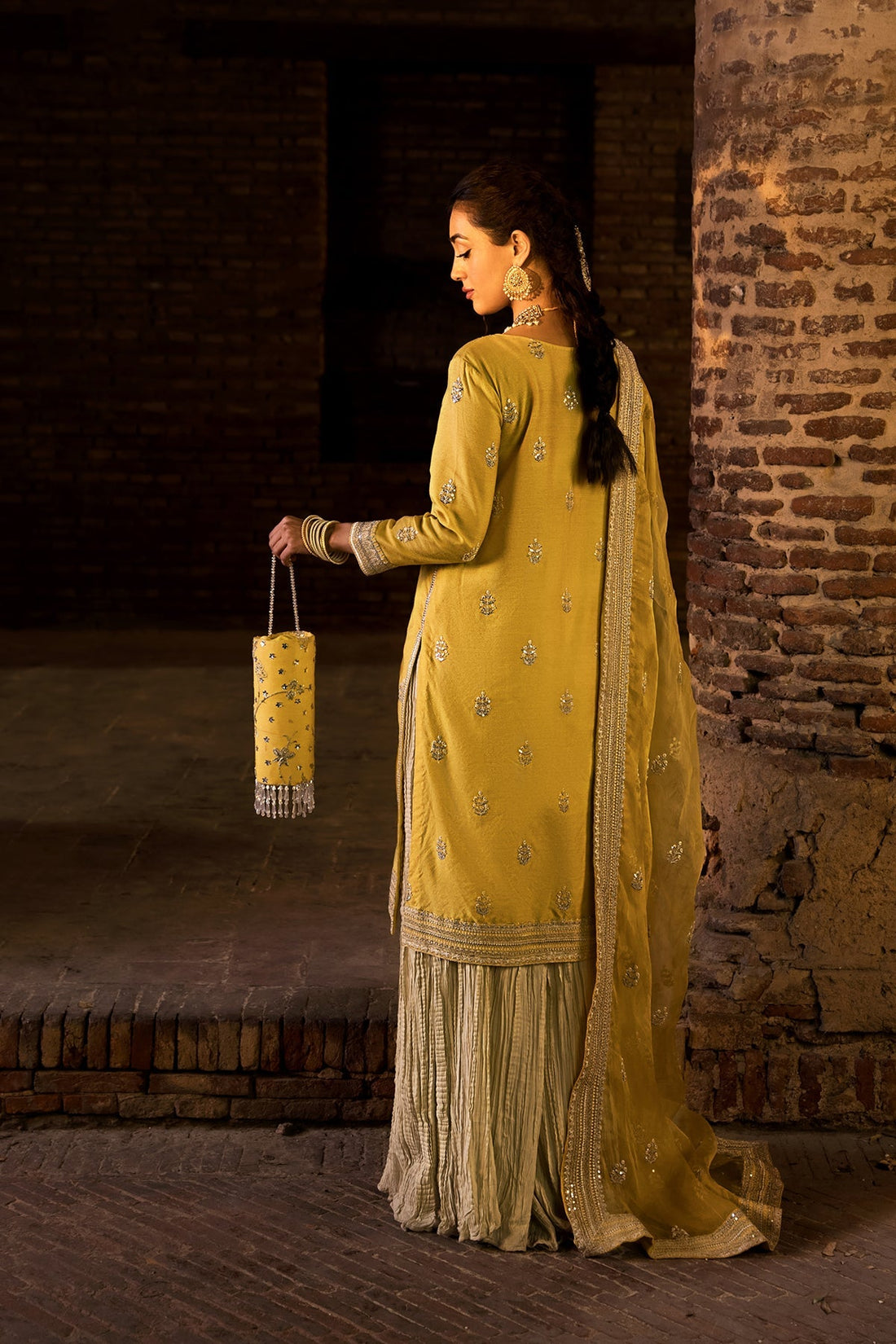 Erum Khan | Shezadian Luxe Formals | DIL ARAA by Erum Khan - Designer Dress - Type: Ladies Clothes - Available at Libayah - 100% Original