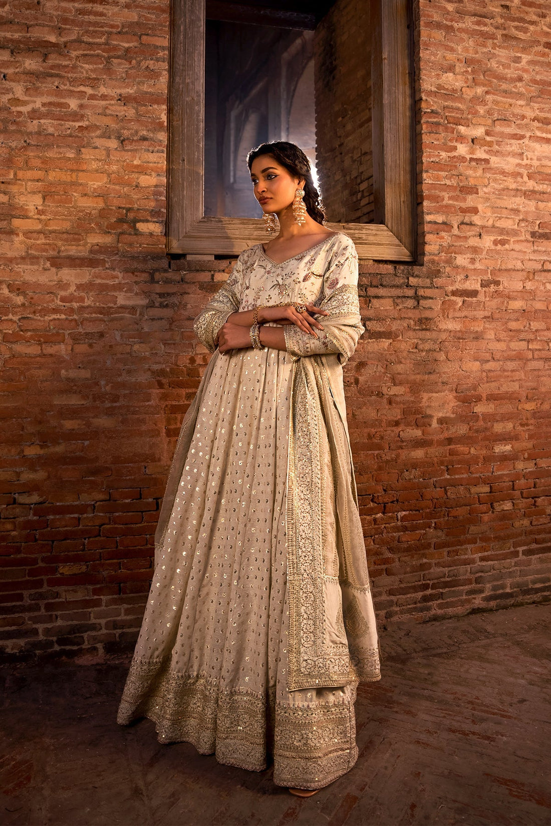 Erum Khan | Shezadian Luxe Formals | BADSHAH BEGUM by Erum Khan - Designer Dress - Type: Ladies Clothes - Available at Libayah - 100% Original