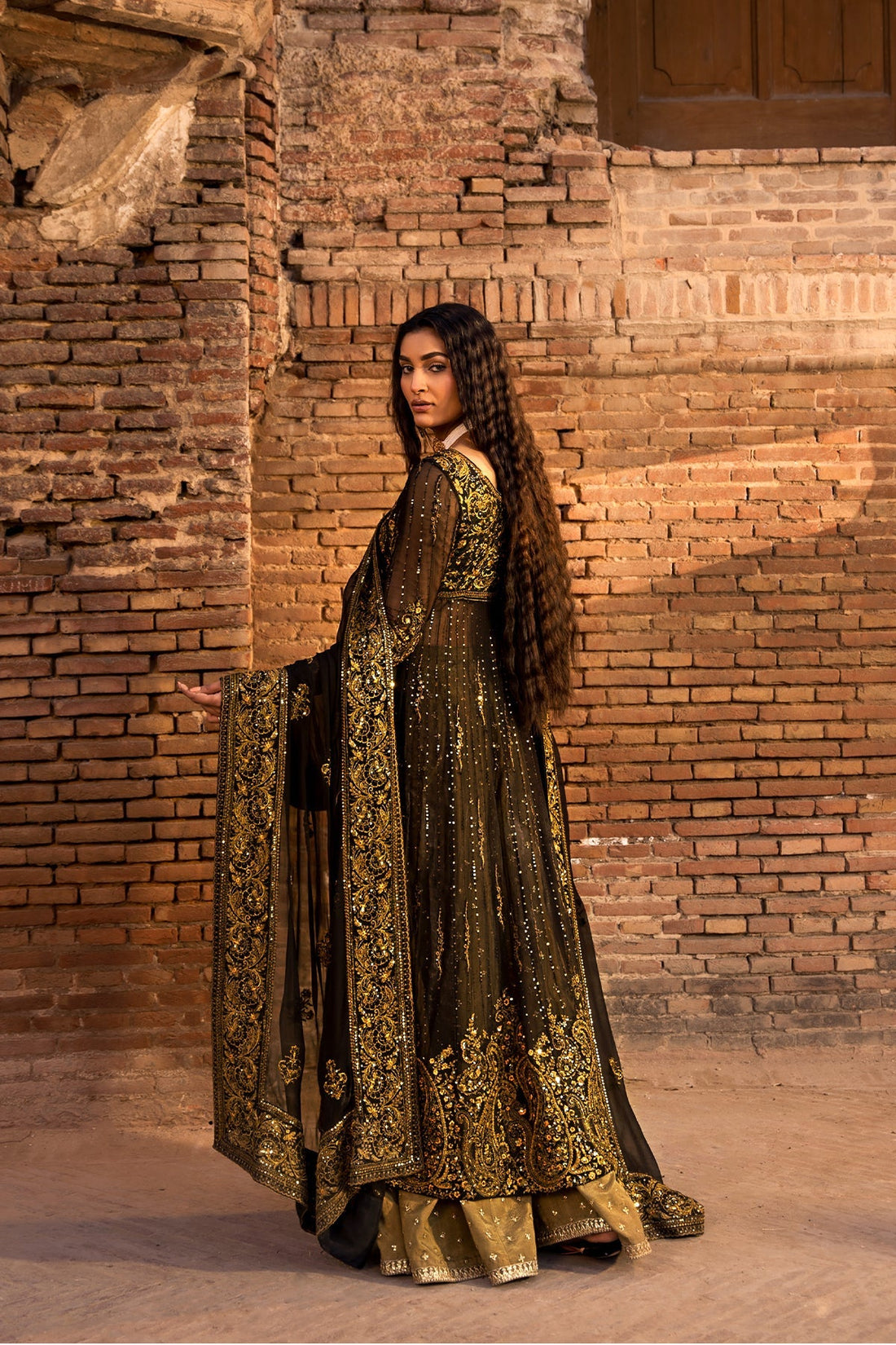 Erum Khan | Shezadian Luxe Formals | ZEENAT by Erum Khan - Designer Dress - Type: Ladies Clothes - Available at Libayah - 100% Original