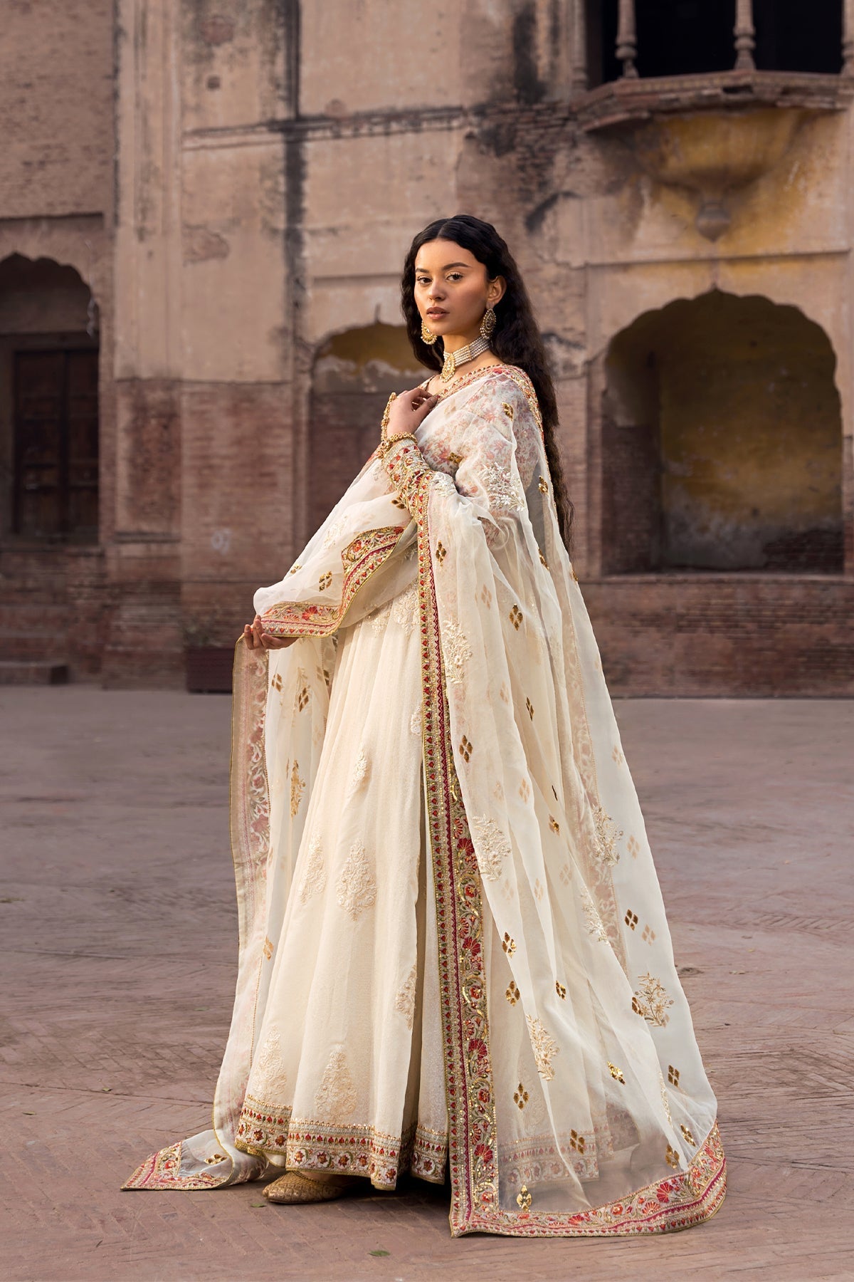 Erum Khan | Shezadian Luxe Formals | ANARKALI by Erum Khan - Designer Dress - Type: Ladies Clothes - Available at Libayah - 100% Original