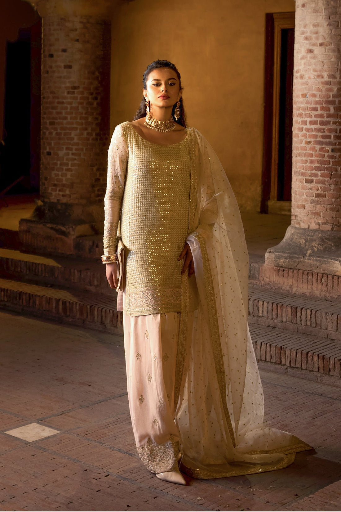 Erum Khan | Shezadian Luxe Formals | ZEB UN NISA by Erum Khan - Designer Dress - Type: Ladies Clothes - Available at Libayah - 100% Original