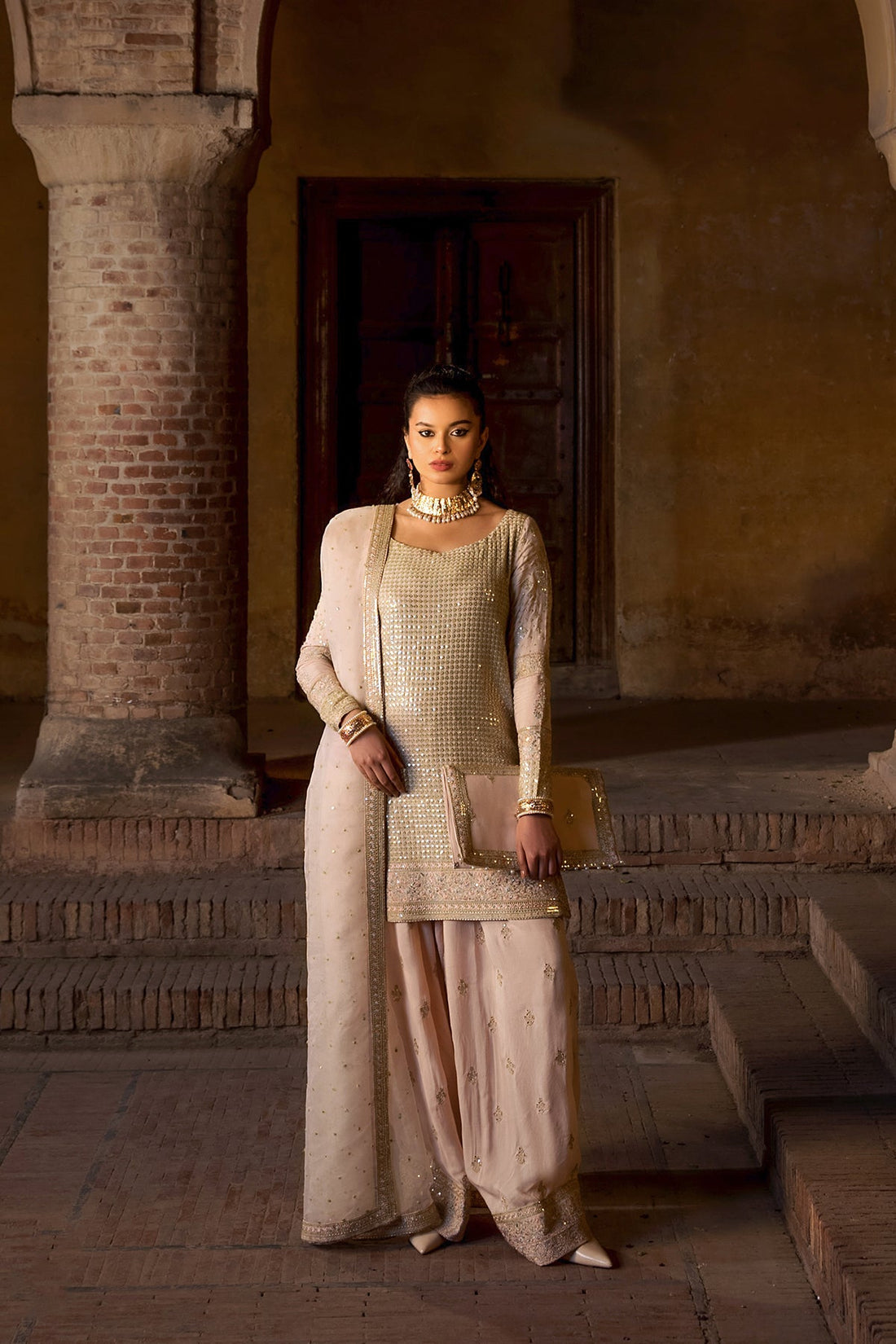 Erum Khan | Shezadian Luxe Formals | ZEB UN NISA by Erum Khan - Designer Dress - Type: Ladies Clothes - Available at Libayah - 100% Original