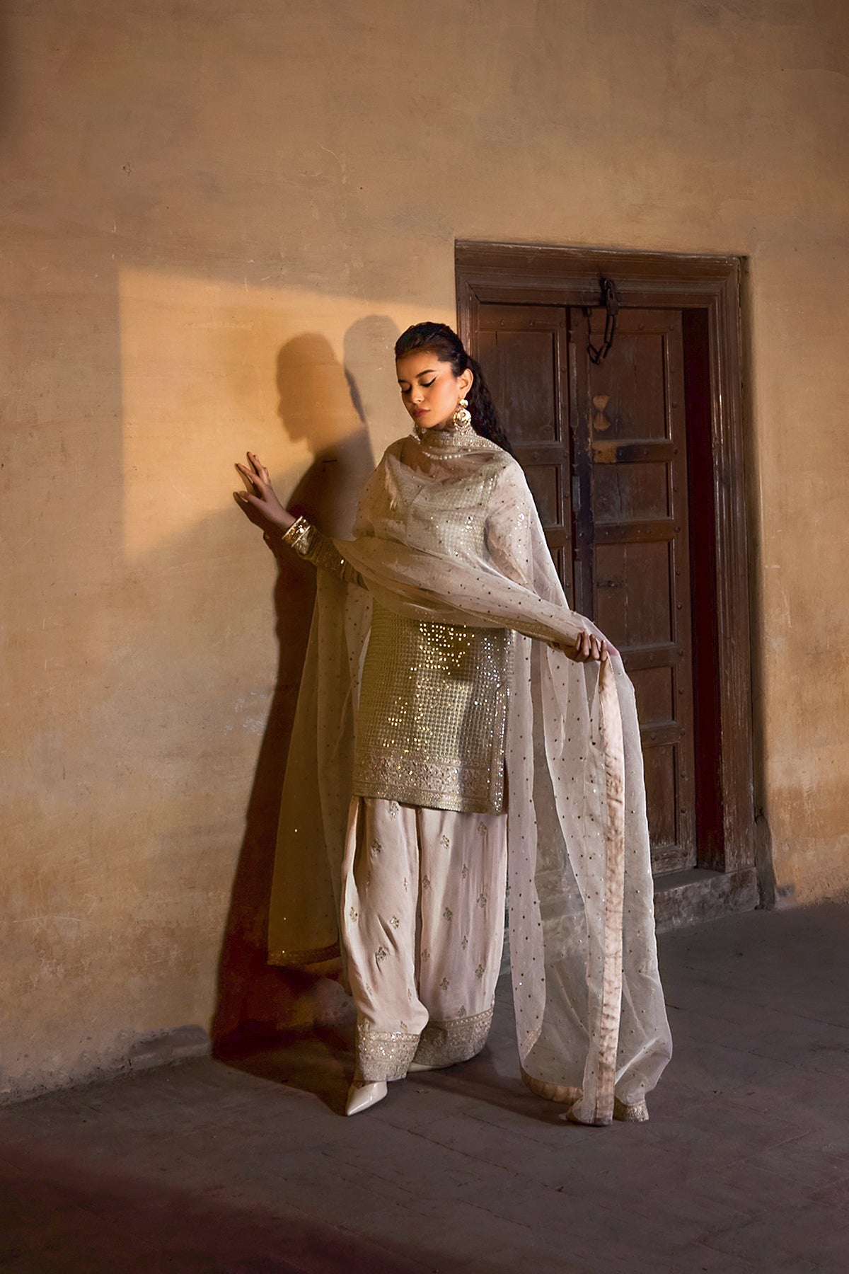 Erum Khan | Shezadian Luxe Formals | ZEB UN NISA by Erum Khan - Designer Dress - Type: Ladies Clothes - Available at Libayah - 100% Original