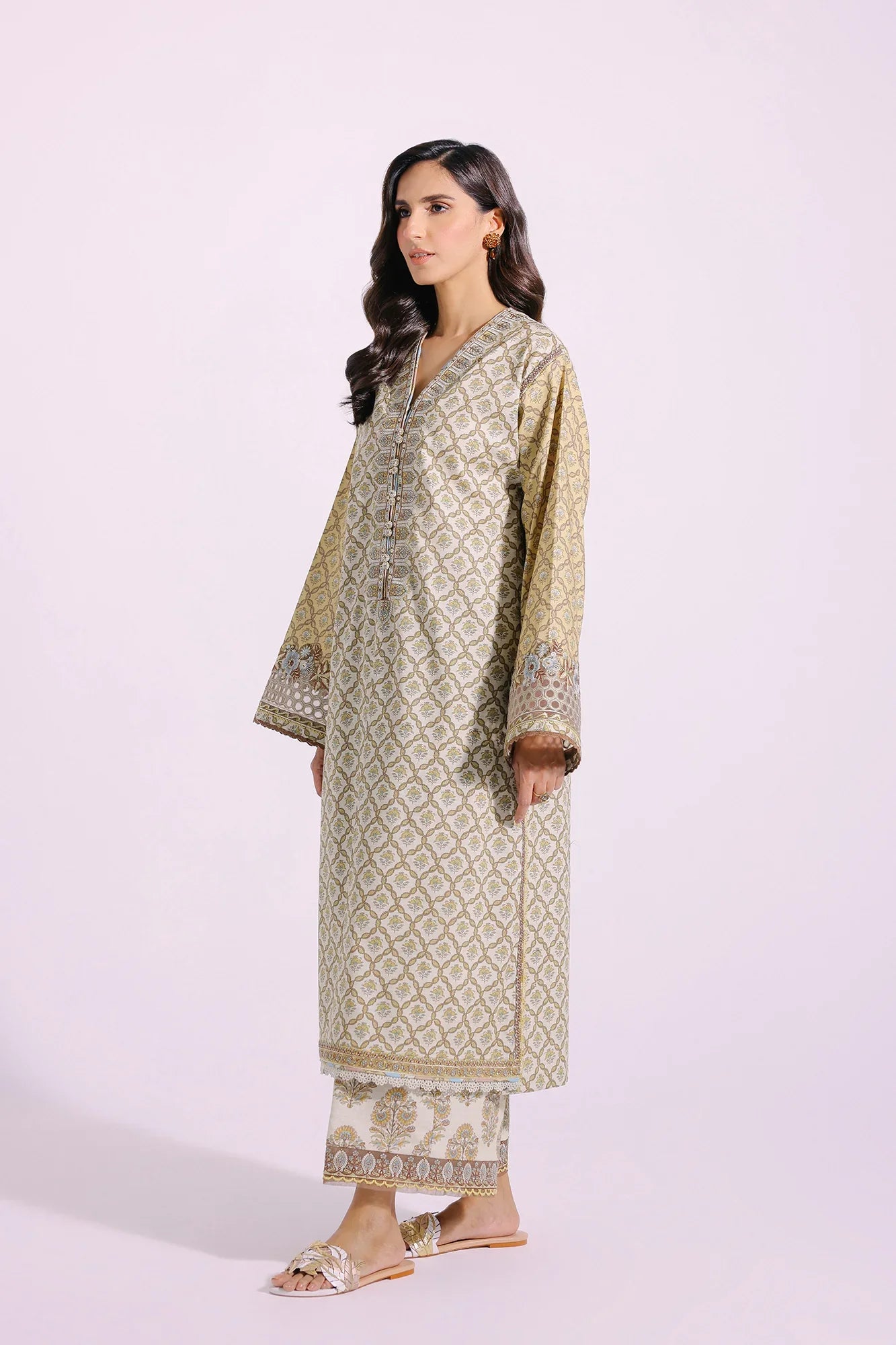 Ethnic | Rozana Collection SS 24 | E0404/203/130 by Ethnic - Designer Dress - Type: Ladies Clothes - Available at Libayah - 100% Original
