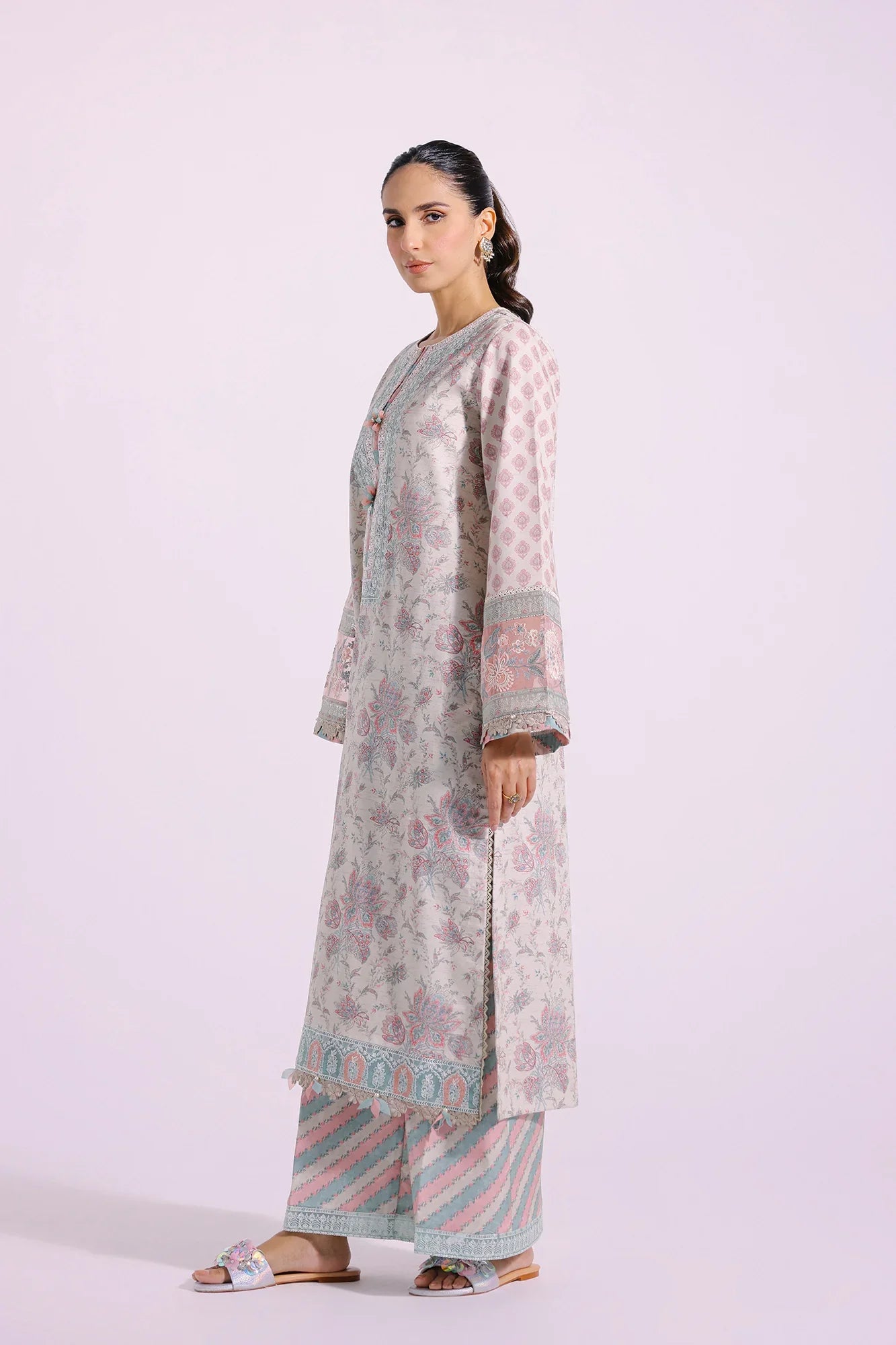 Ethnic | Rozana Collection SS 24 | E0401/203/112 by Ethnic - Designer Dress - Type: Ladies Clothes - Available at Libayah - 100% Original