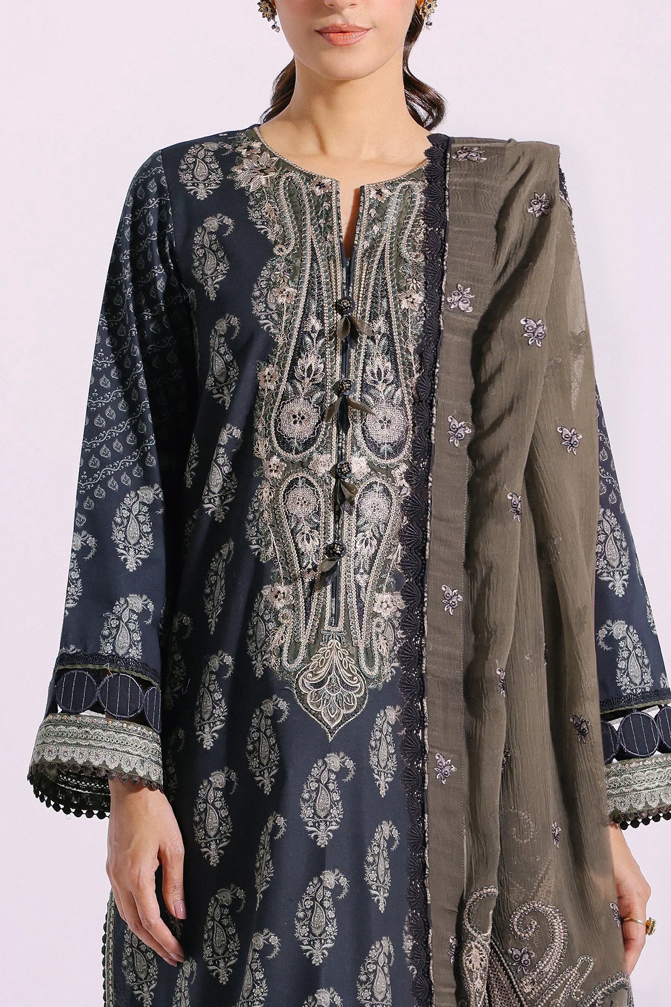 Ethnic | Rozana Collection SS 24 | E0405/203/116 by Ethnic - Designer Dress - Type: Ladies Clothes - Available at Libayah - 100% Original