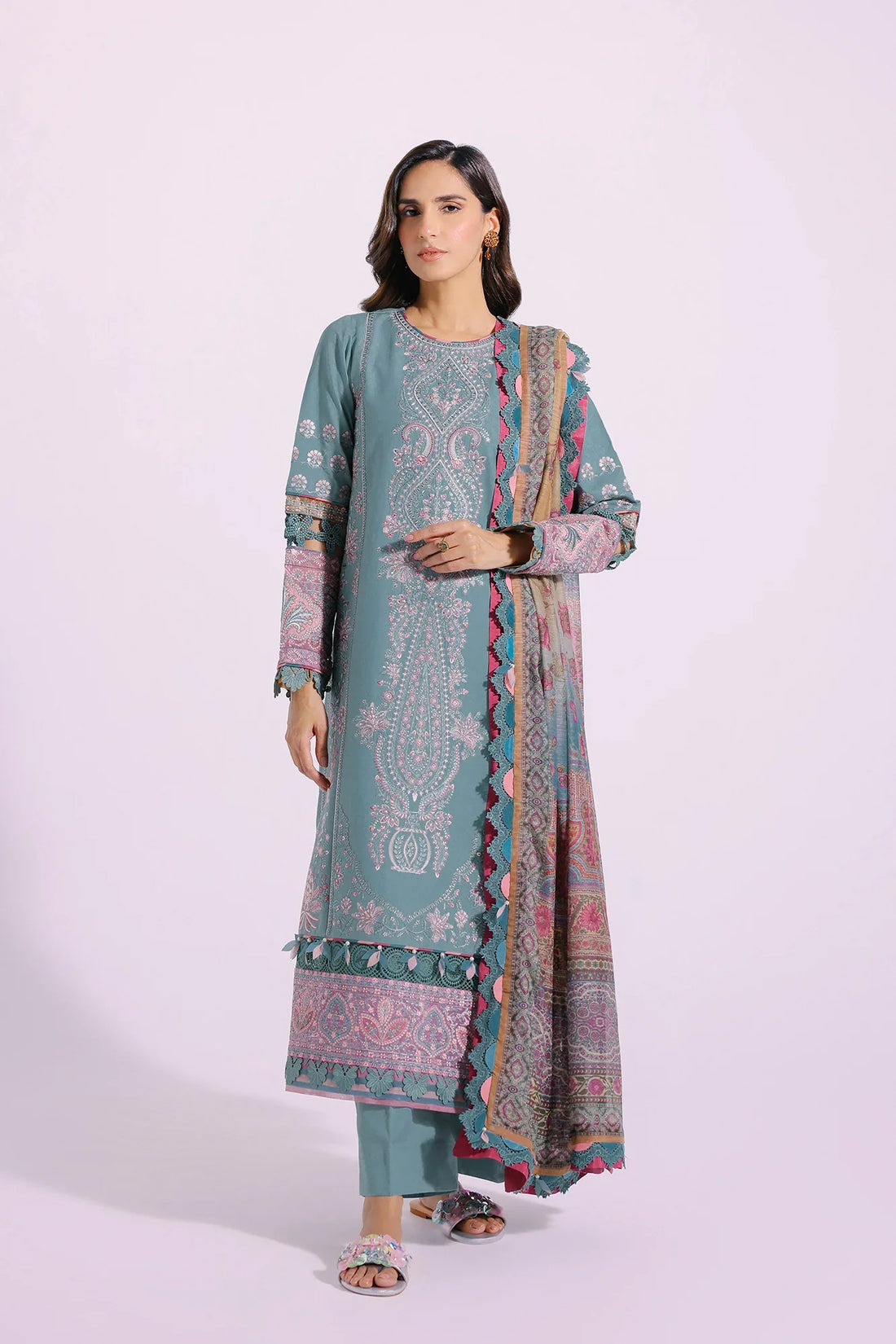 Ethnic | Rozana Collection SS 24 | E0406/203/718 by Ethnic - Designer Dress - Type: Ladies Clothes - Available at Libayah - 100% Original