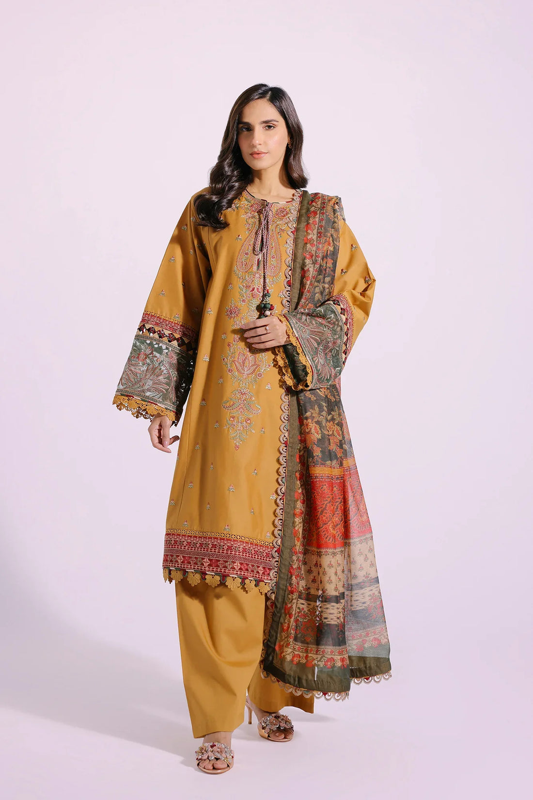 Ethnic | Rozana Collection SS 24 | E0407/203/219 by Ethnic - Designer Dress - Type: Ladies Clothes - Available at Libayah - 100% Original