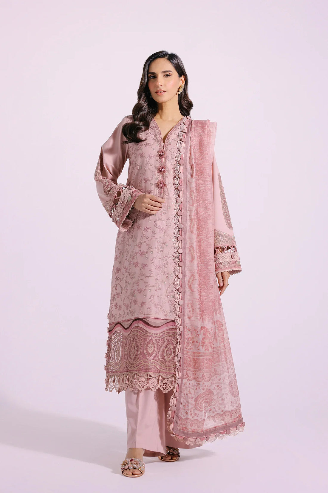 Ethnic | Rozana Collection SS 24 | E0408/203/327 by Ethnic - Designer Dress - Type: Ladies Clothes - Available at Libayah - 100% Original