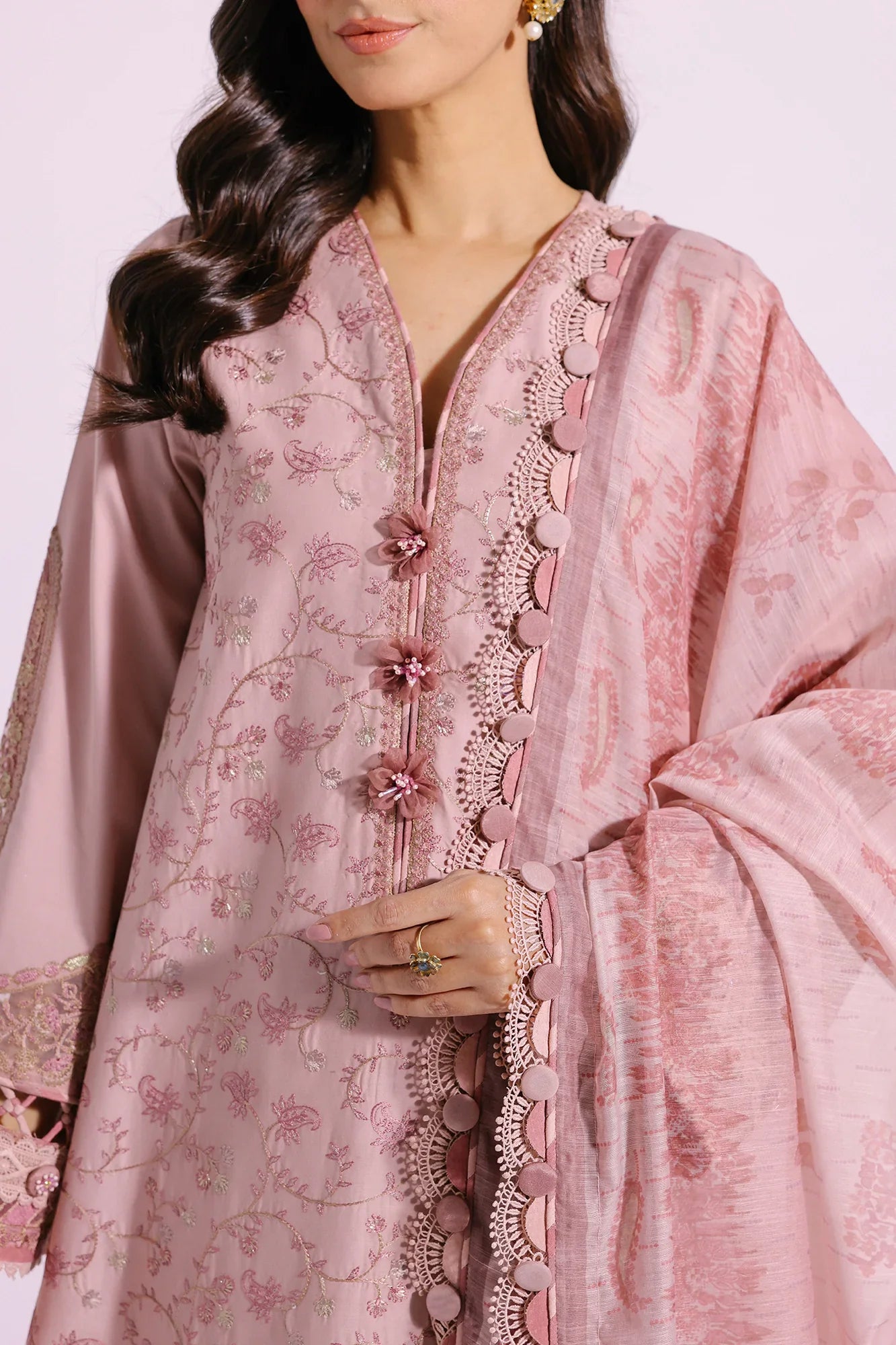 Ethnic | Rozana Collection SS 24 | E0408/203/327 by Ethnic - Designer Dress - Type: Ladies Clothes - Available at Libayah - 100% Original