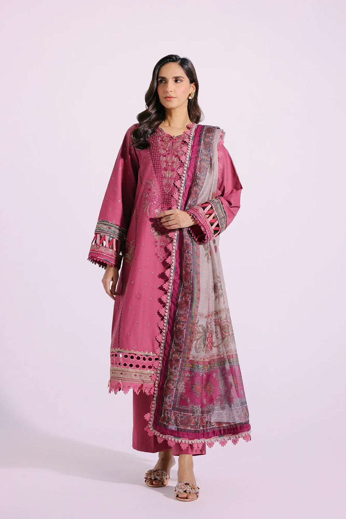 Ethnic | Rozana Collection SS 24 | E0409/203/409 by Ethnic - Designer Dress - Type: Ladies Clothes - Available at Libayah - 100% Original