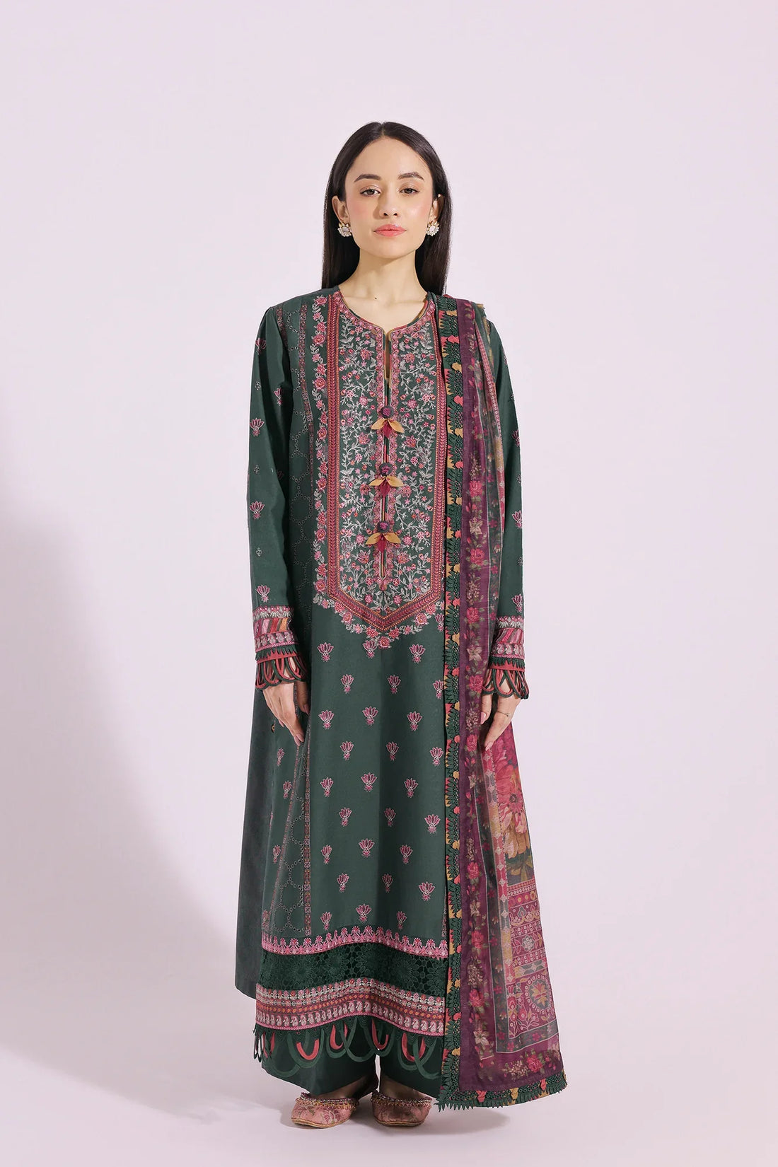 Ethnic | Rozana Collection SS 24 | E0410/203/707 by Ethnic - Designer Dress - Type: Ladies Clothes - Available at Libayah - 100% Original