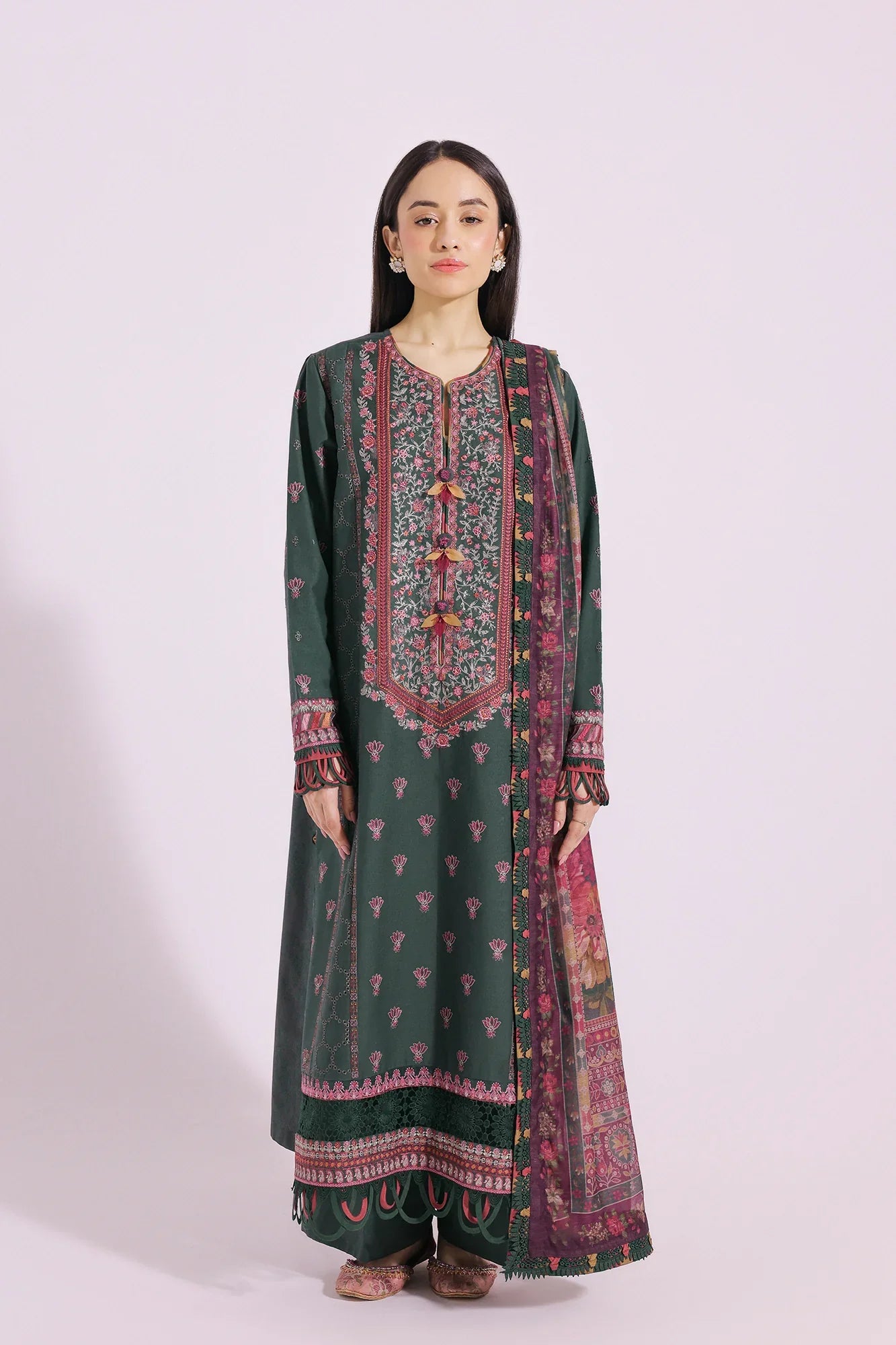 Ethnic | Rozana Collection SS 24 | E0410/203/707 by Ethnic - Designer Dress - Type: Ladies Clothes - Available at Libayah - 100% Original