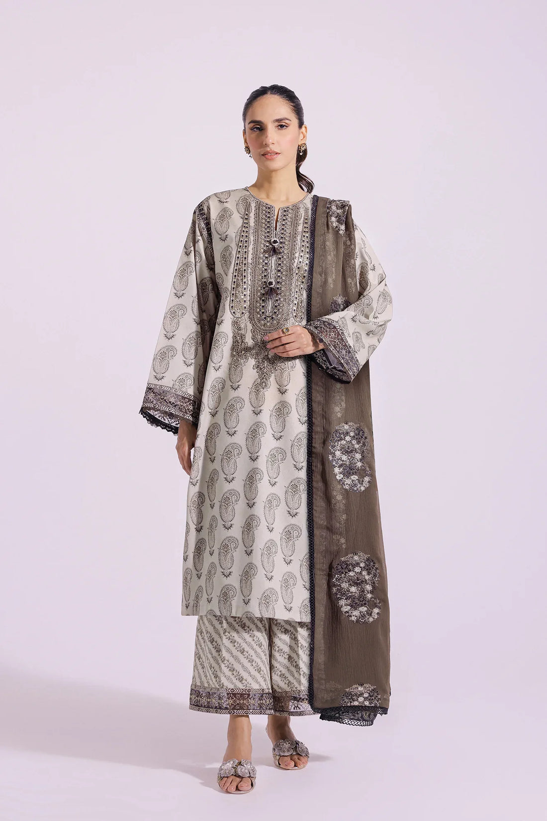 Ethnic | Rozana Collection SS 24 | E0411/203/110 by Ethnic - Designer Dress - Type: Ladies Clothes - Available at Libayah - 100% Original