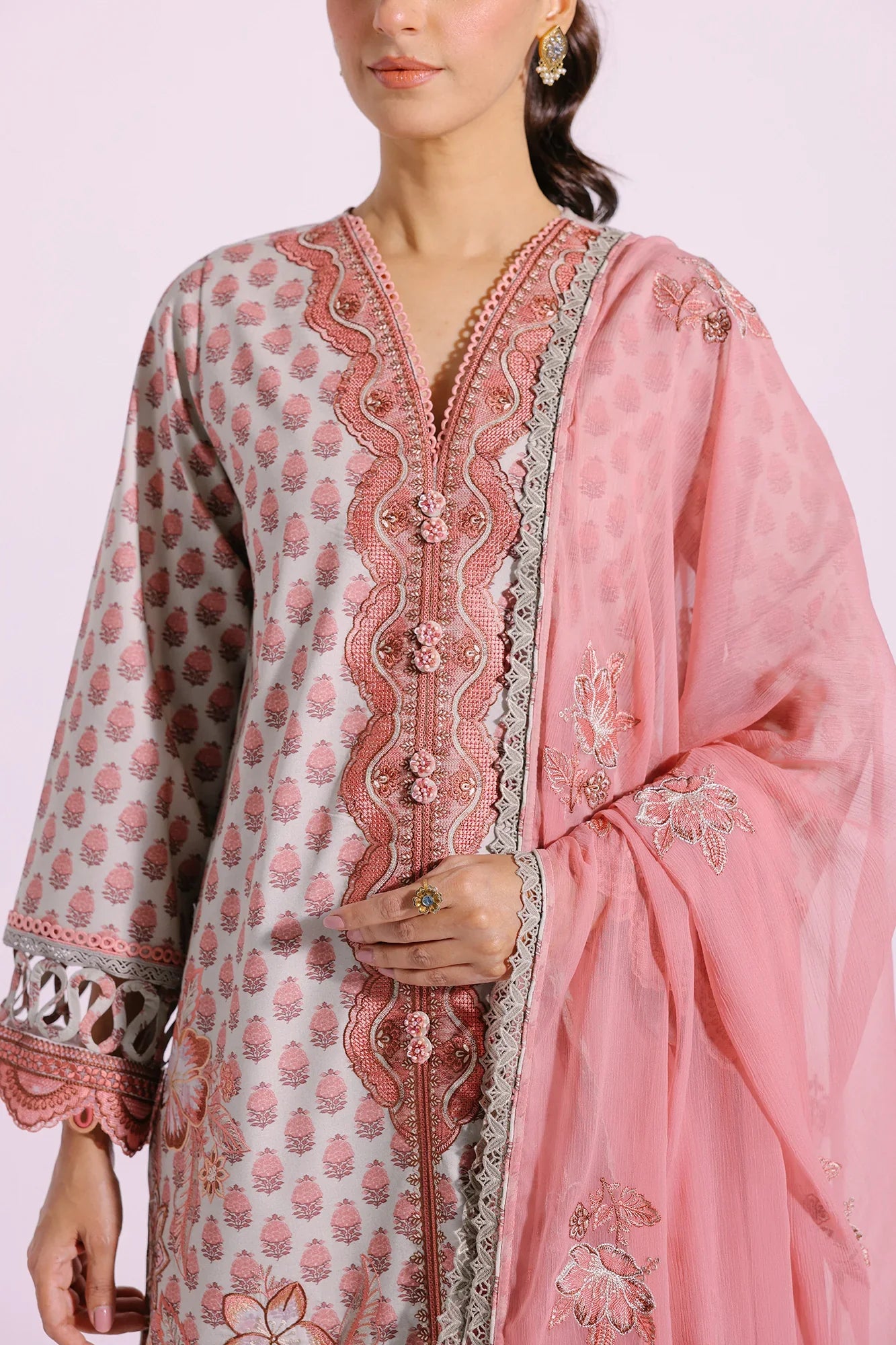 Ethnic | Rozana Collection SS 24 | E0413/203/326 by Ethnic - Designer Dress - Type: Ladies Clothes - Available at Libayah - 100% Original