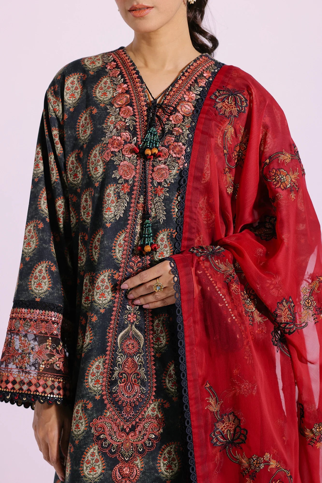 Ethnic | Rozana Collection SS 24 | E0414/203/116 by Ethnic - Designer Dress - Type: Ladies Clothes - Available at Libayah - 100% Original