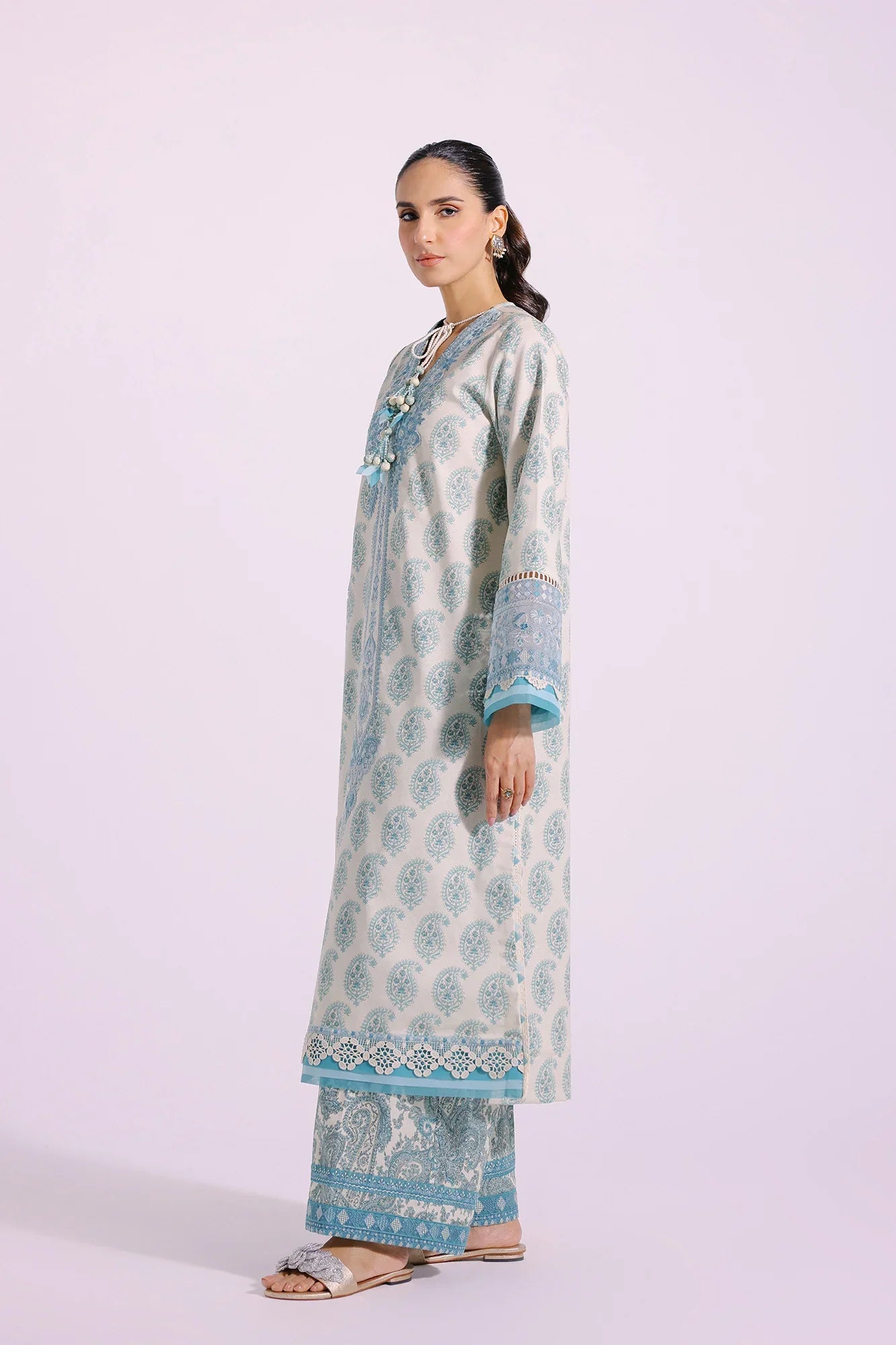 Ethnic | Rozana Collection SS 24 | E0414/203/130 by Ethnic - Designer Dress - Type: Ladies Clothes - Available at Libayah - 100% Original