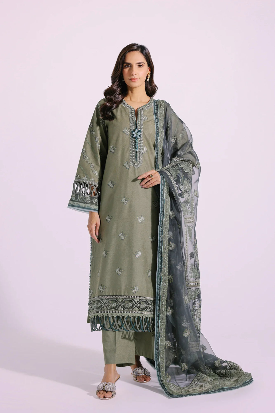 Ethnic | Rozana Collection SS 24 | E0415/203/127 by Ethnic - Designer Dress - Type: Ladies Clothes - Available at Libayah - 100% Original