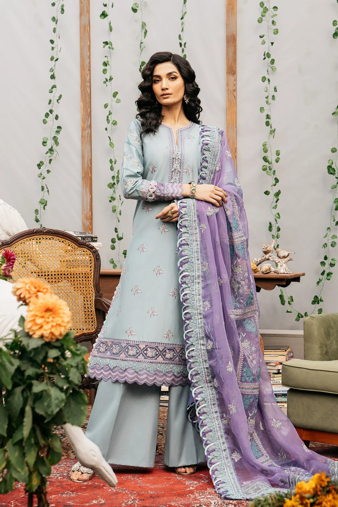 Ethnic | Rozana Collection SS 24 | E0415/203/716 by Ethnic - Designer Dress - Type: Ladies Clothes - Available at Libayah - 100% Original