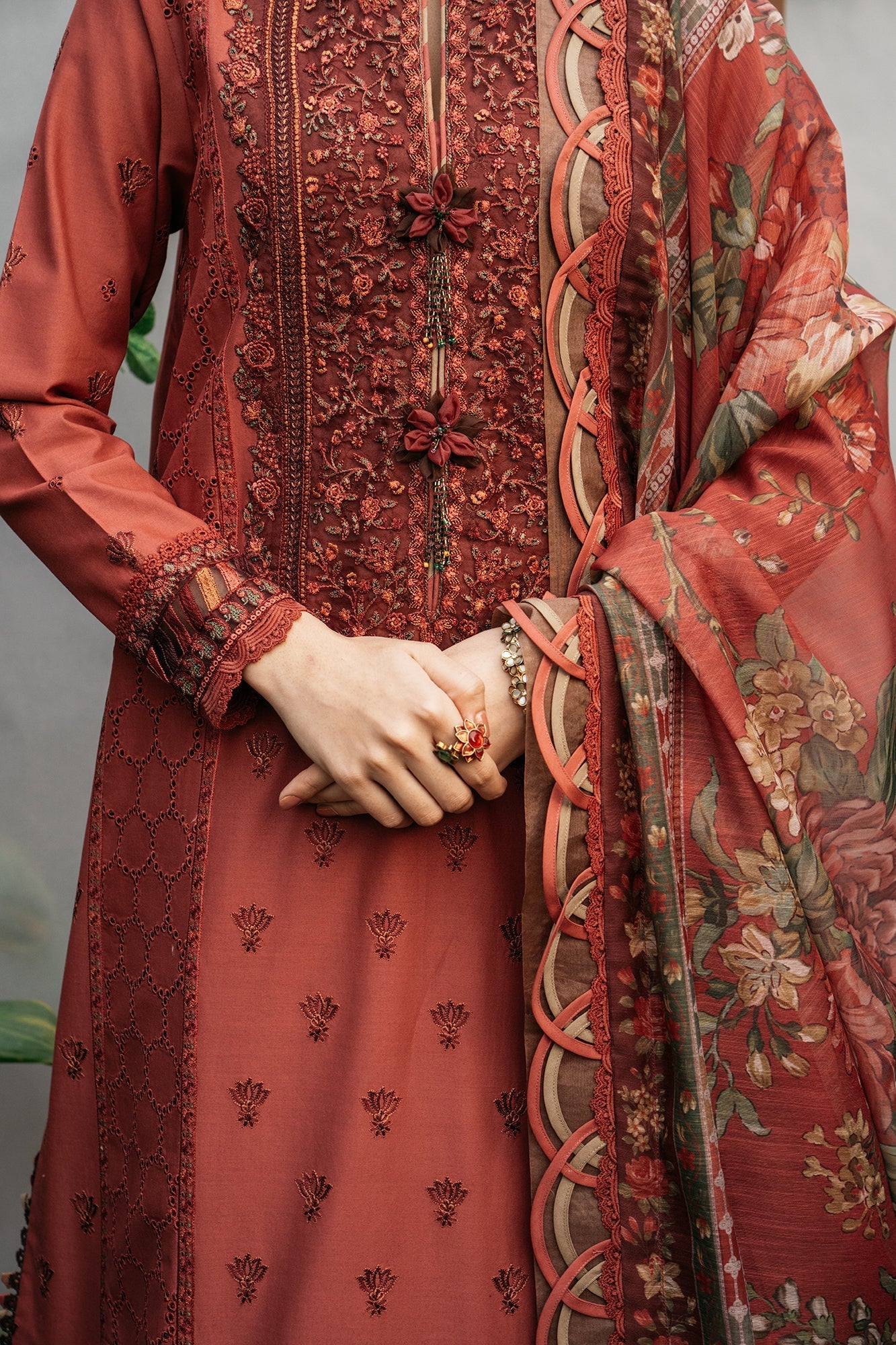 Ethnic | Rozana Collection SS 24 | E0410/203/311 by Ethnic - Designer Dress - Type: Ladies Clothes - Available at Libayah - 100% Original